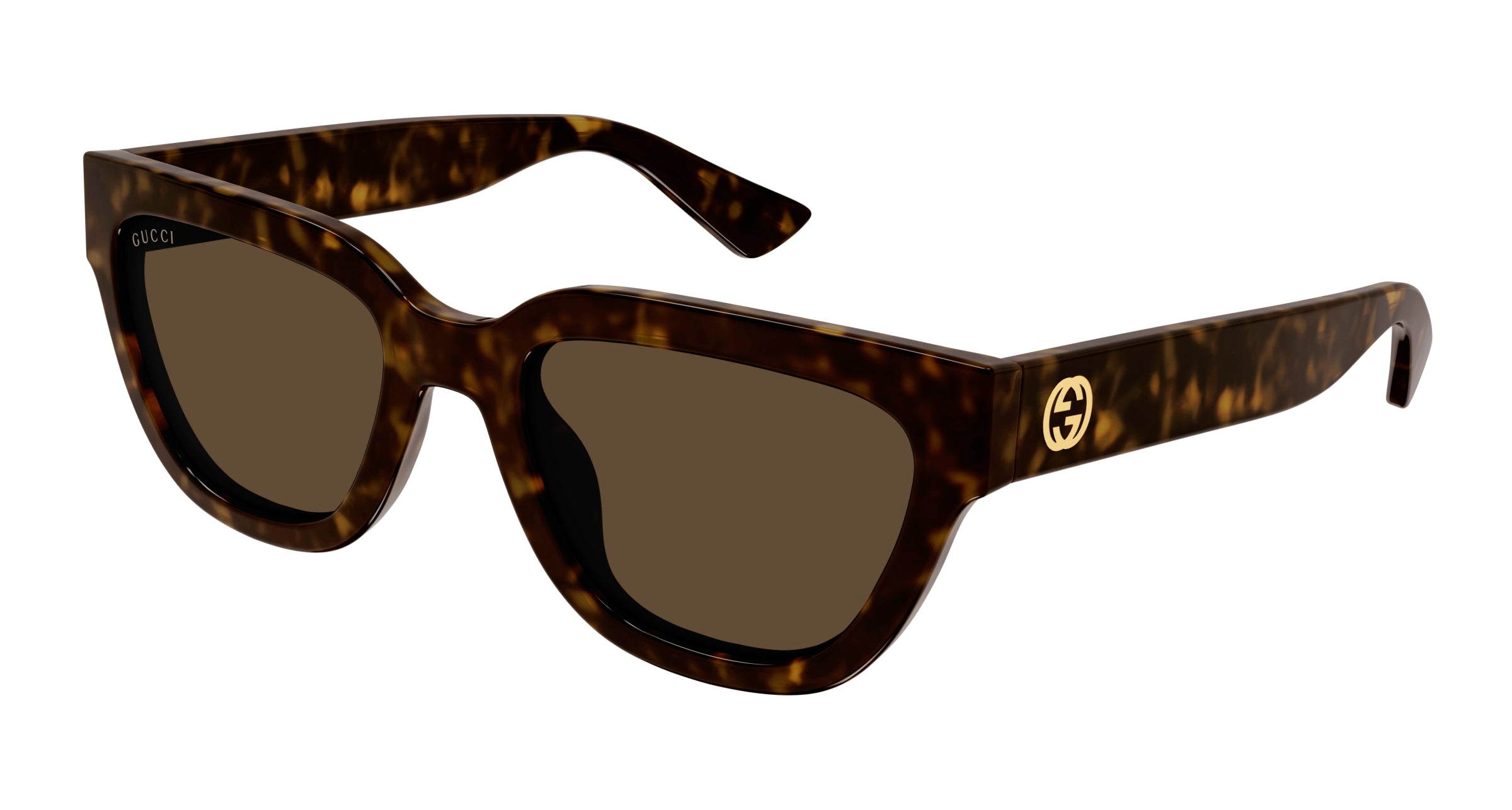 Gucci Donna Gucci GG1578S 002 Occhiali da sole Iniettato Havana Marrone Cat Eye Gucci Donna Gucci GG1578S 002 Occhiali da sole Iniettato Havana Marrone Cat Eye