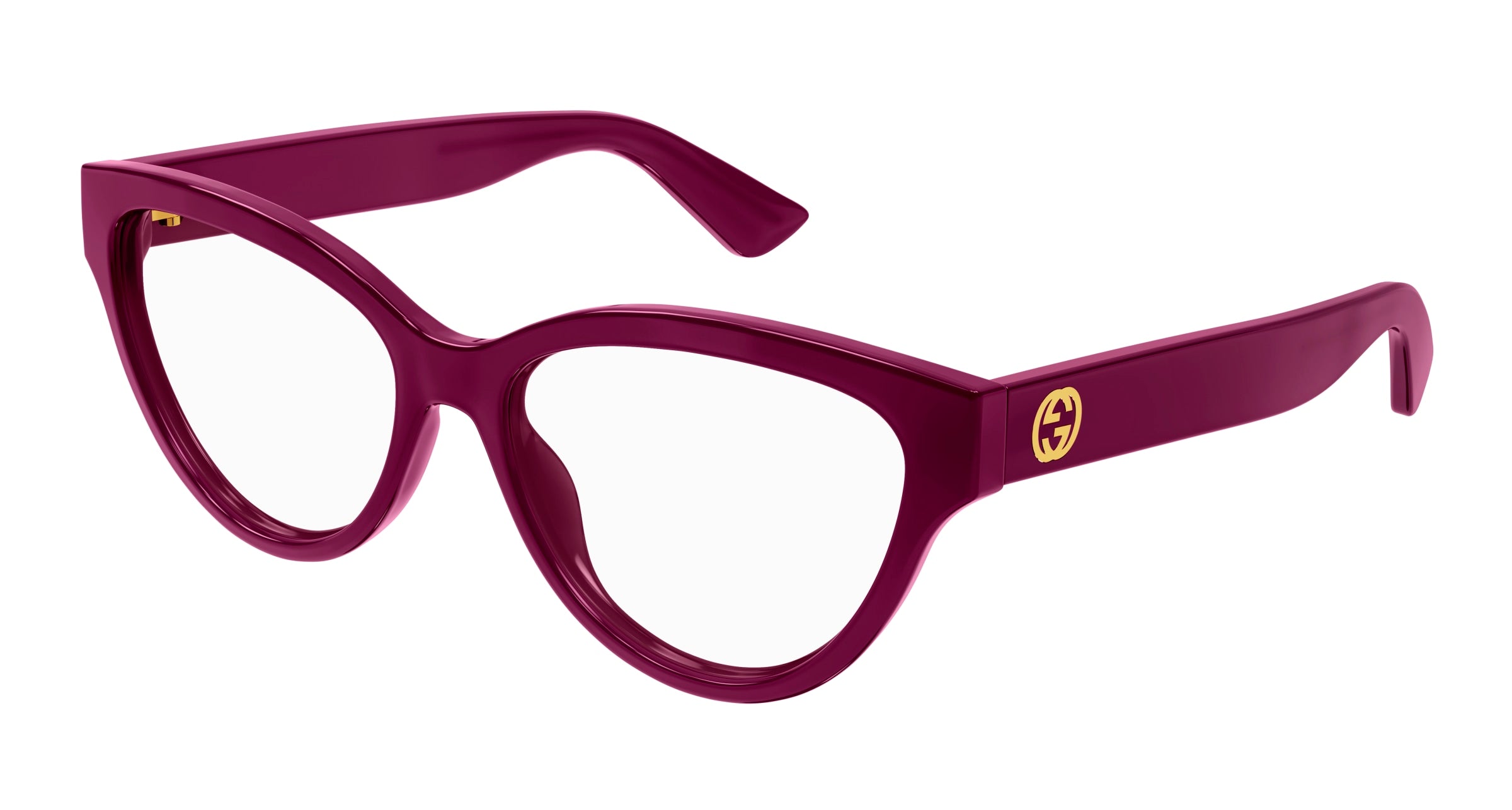 Gucci Donna Gucci GG1581O 003 Montature da vista Iniettato Trasparente Rotonda