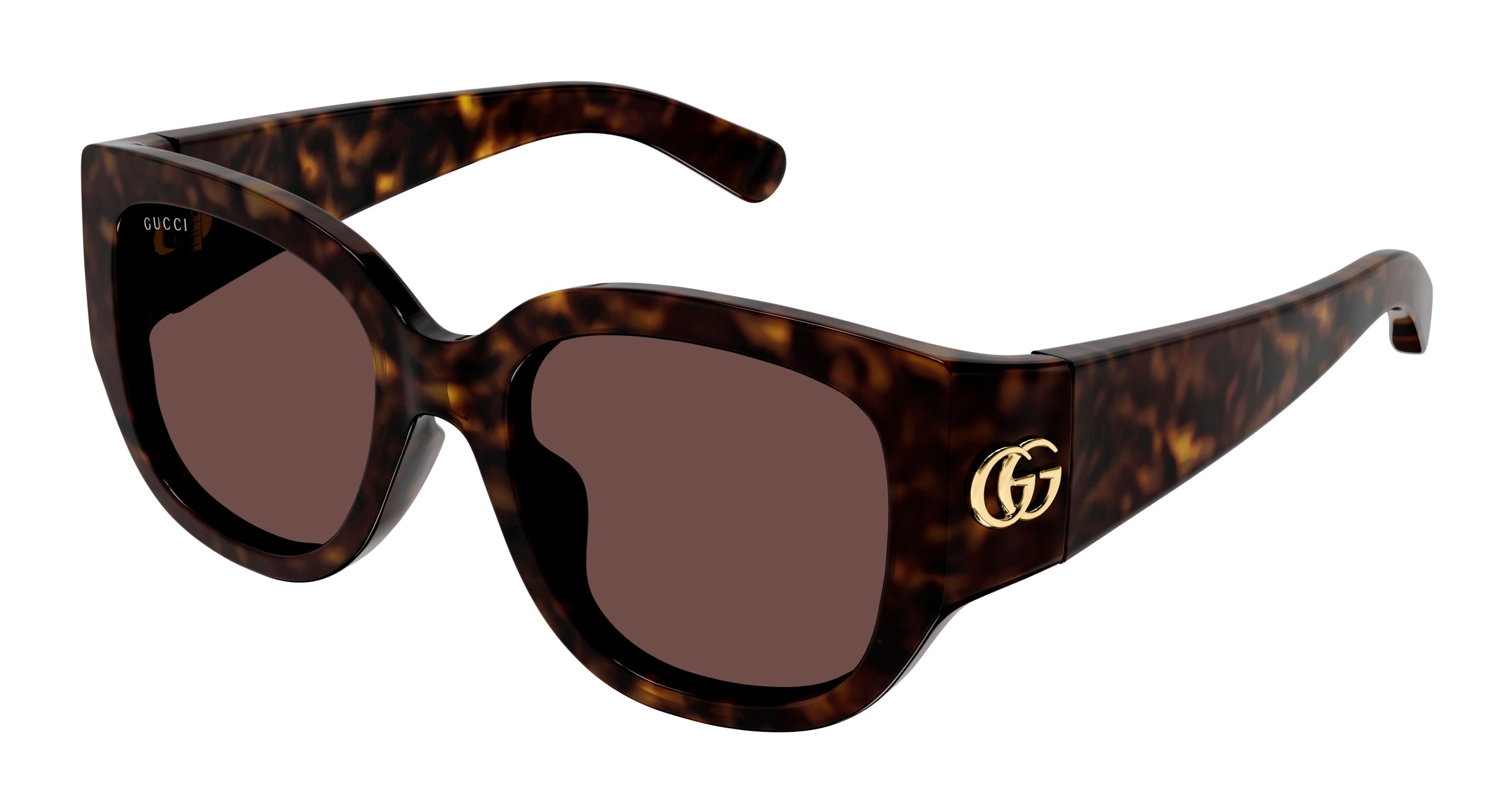 Gucci Donna Gucci GG1599SA 002 Occhiali da sole Iniettato Havana Marrone Rotonda Gucci Donna Gucci GG1599SA 002 Occhiali da sole Iniettato Havana Marrone Rotonda