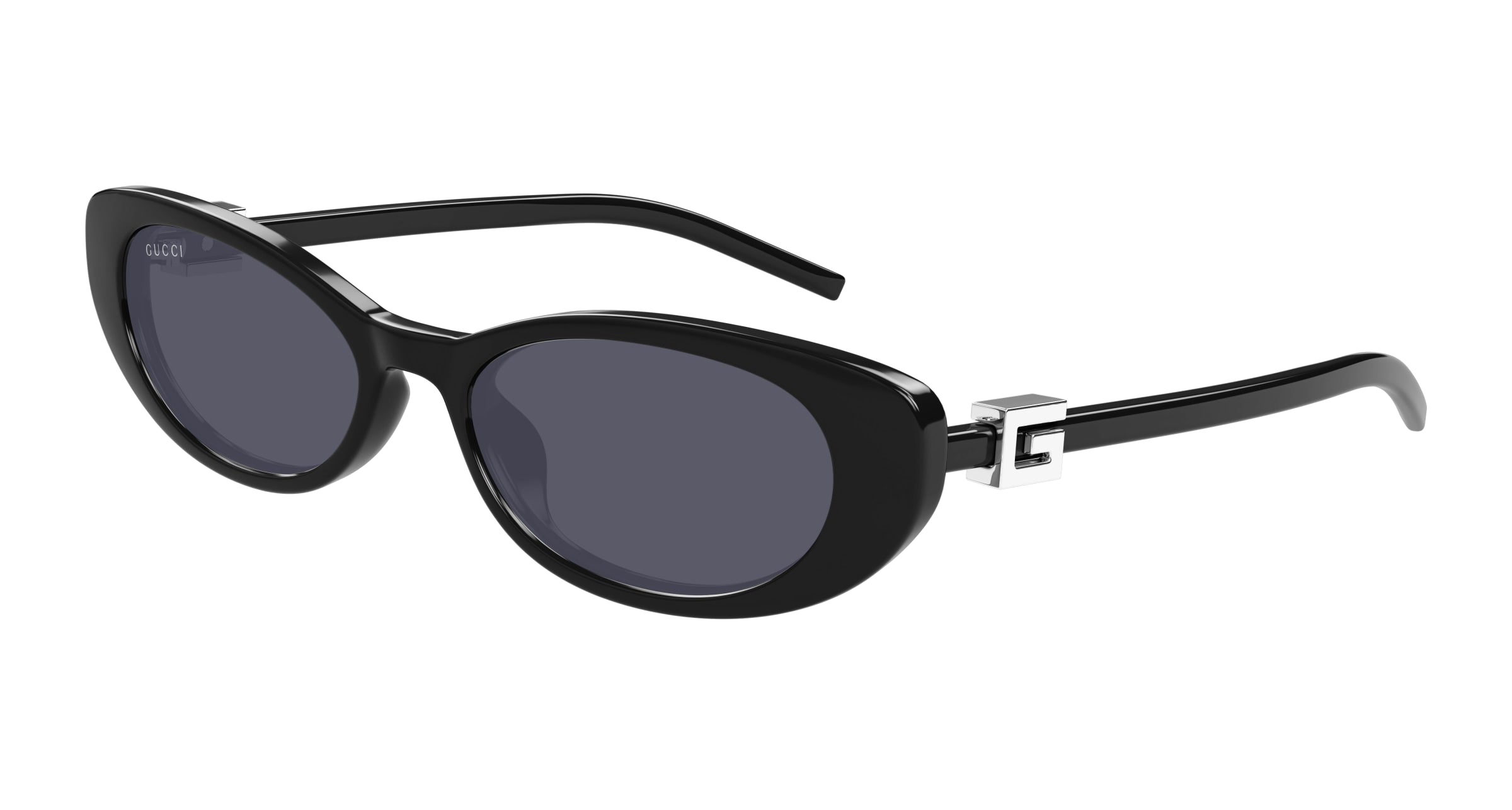 Gucci Donna Gucci GG1680S 001 Occhiali da sole Iniettato Nero Grigio Cat Eye