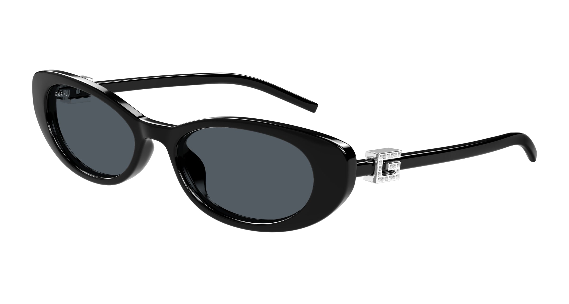 Gucci Donna Gucci GG1680S 002 Occhiali da sole Iniettato Nero Grigio Cat Eye
