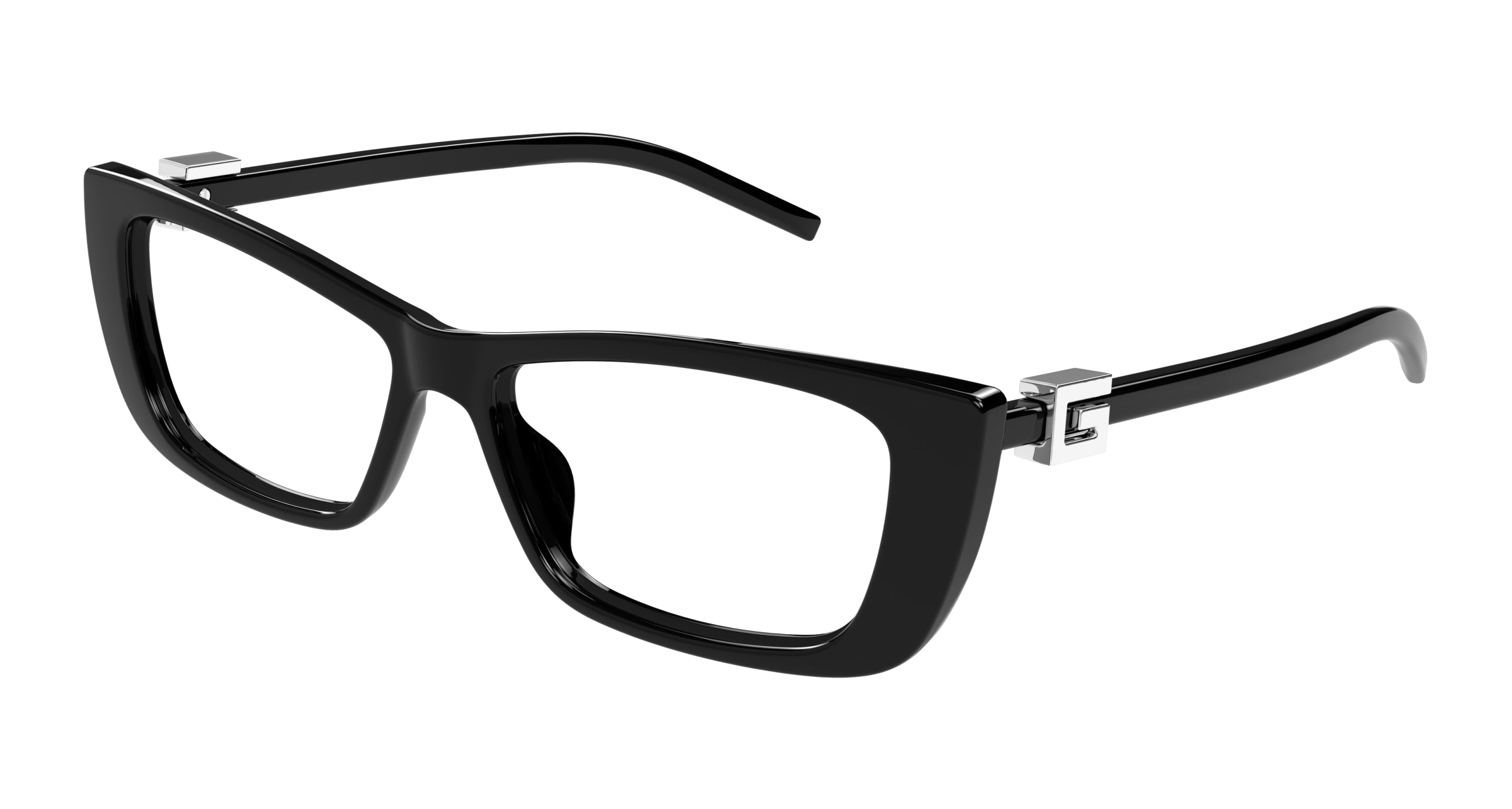 Gucci Donna Gucci GG1682O 001 Montature da vista Iniettato Nero Trasparente Cat Eye Gucci Donna Gucci GG1682O 001 Montature da vista Iniettato Nero Trasparente Cat Eye