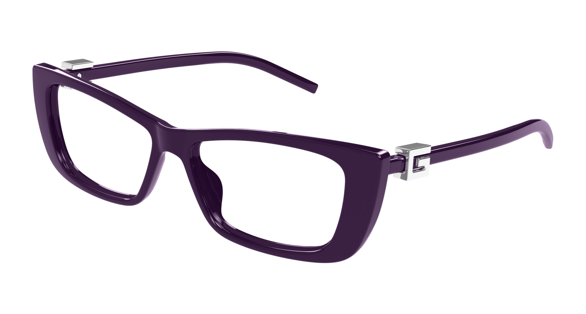 Gucci Donna Gucci GG1682O 004 Montature da vista Iniettato Viola Trasparente Cat Eye