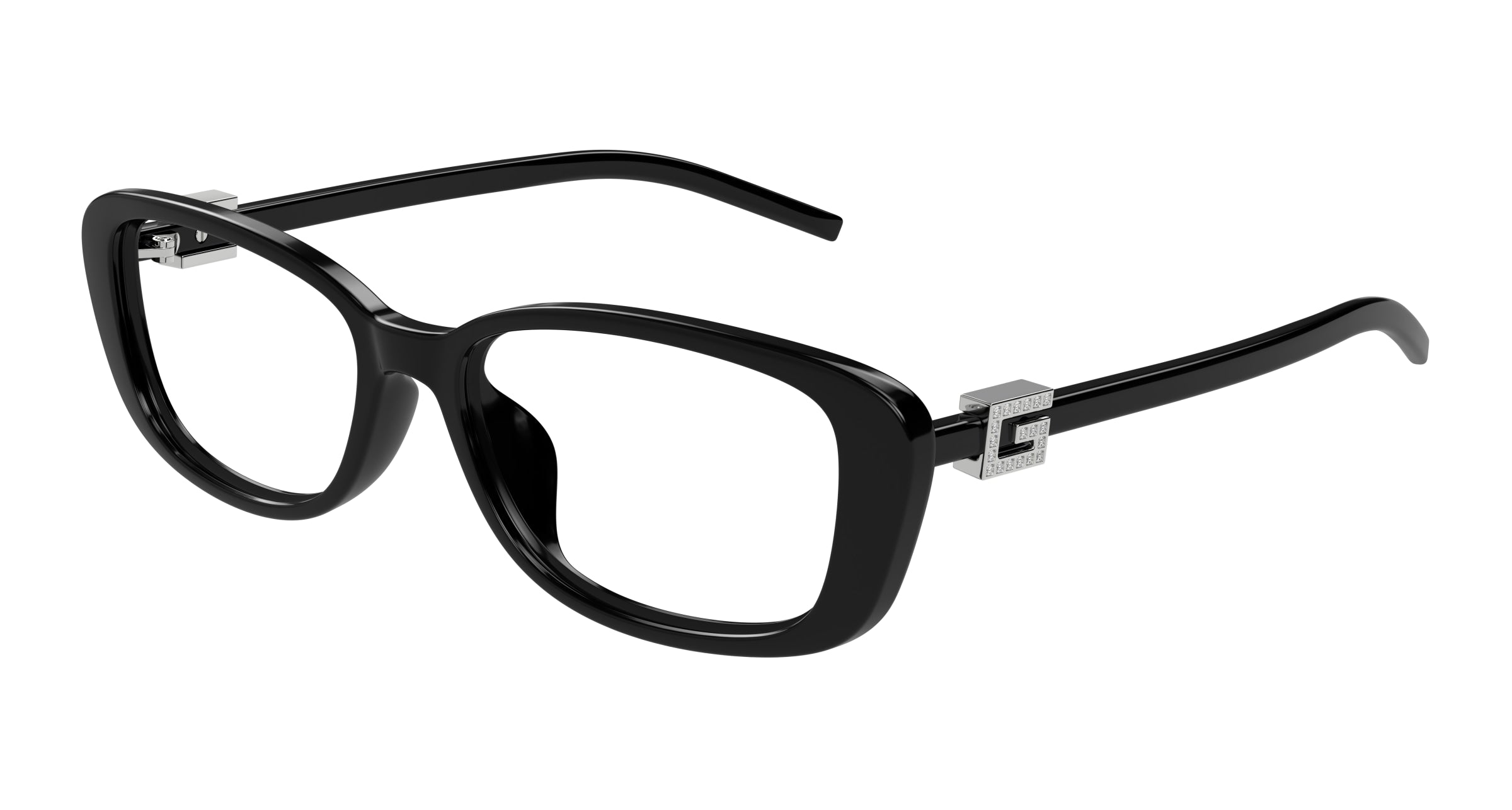 Gucci Donna Gucci GG1685OK 002 Montature da vista Iniettato Nero Trasparente Squadrata