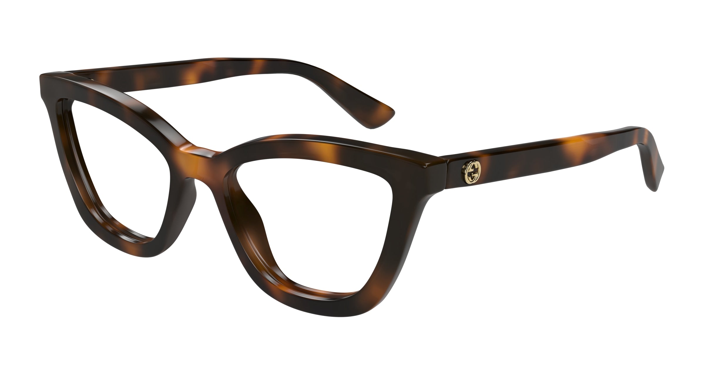 Gucci Donna Gucci GG1686O 006 Montature da vista Acetato Havana Trasparente Rotonda Gucci Donna Gucci GG1686O 006 Montature da vista Acetato Havana Trasparente Rotonda