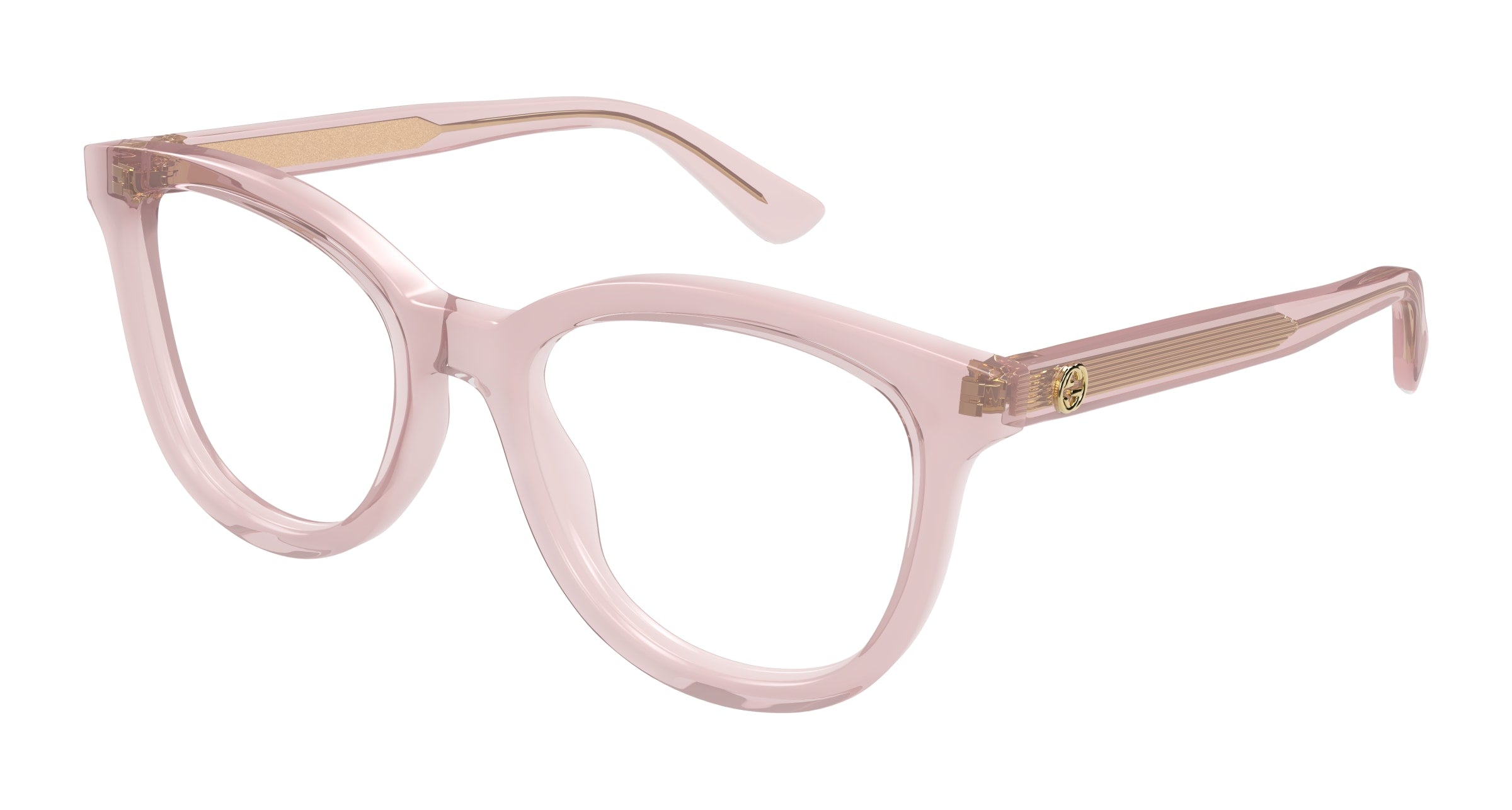 Gucci Donna Gucci GG1687O 003 Montature da vista Acetato Rosa Trasparente Cat Eye Gucci Donna Gucci GG1687O 003 Montature da vista Acetato Rosa Trasparente Cat Eye