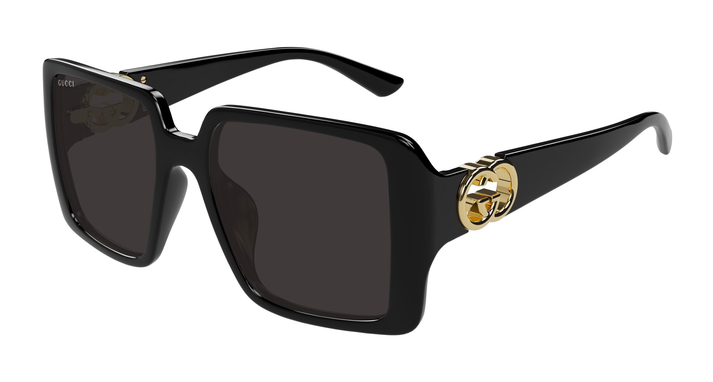 Gucci Donna Gucci GG1692S 001 Occhiali da sole Iniettato Nero Grigio Squadrata Gucci Donna Gucci GG1692S 001 Occhiali da sole Iniettato Nero Grigio Squadrata
