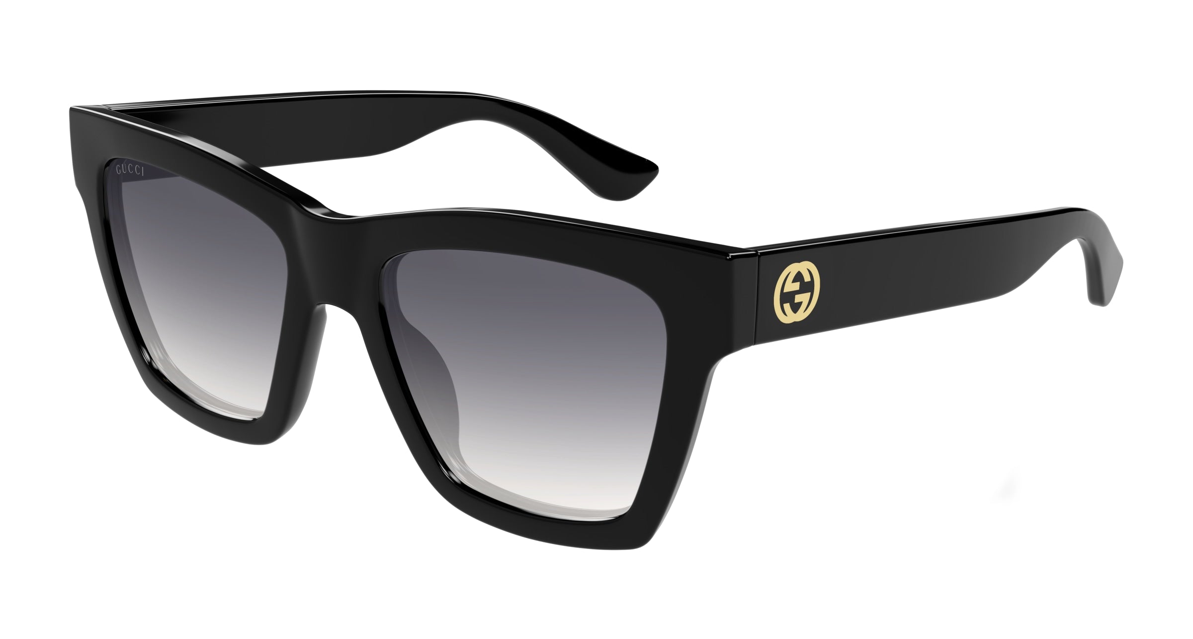 Gucci Donna Gucci GG1714S 001 Occhiali da sole Iniettato Nero Grigio Cat Eye Gucci Donna Gucci GG1714S 001 Occhiali da sole Iniettato Nero Grigio Cat Eye