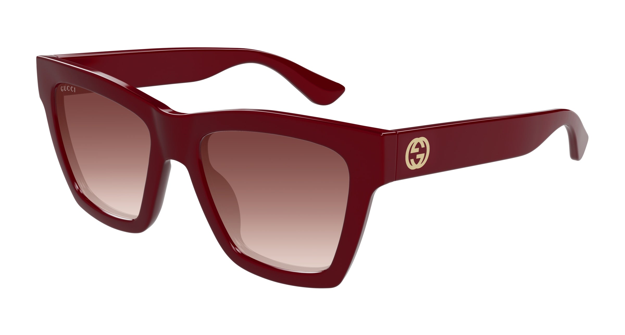 Gucci Donna Gucci GG1714S 003 Occhiali da sole Iniettato Bordeaux Rosso Cat Eye Gucci Donna Gucci GG1714S 003 Occhiali da sole Iniettato Bordeaux Rosso Cat Eye