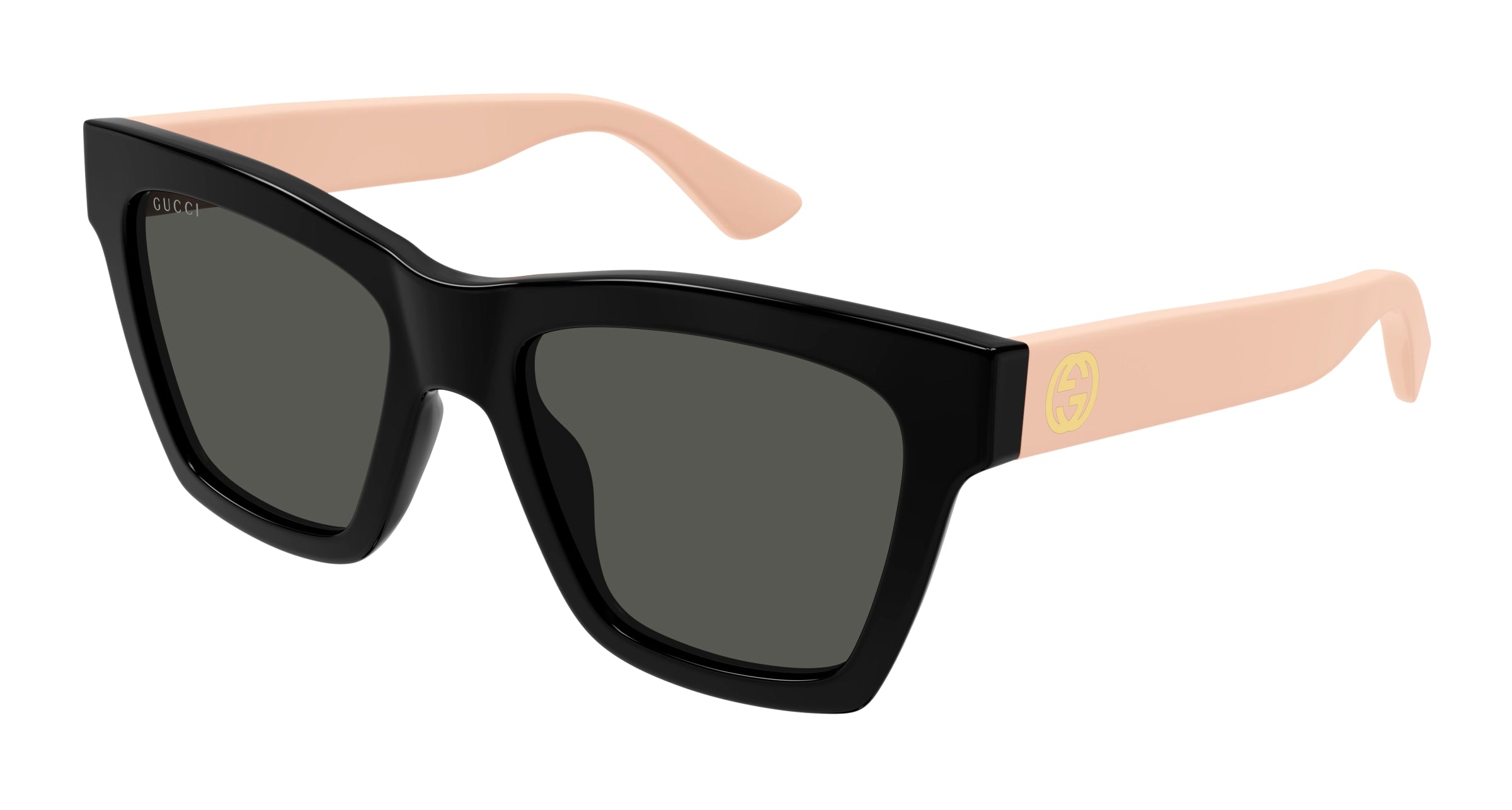 Gucci Donna Gucci GG1714S 006 Occhiali da sole Iniettato Nero Grigio Cat Eye Gucci Donna Gucci GG1714S 006 Occhiali da sole Iniettato Nero Grigio Cat Eye