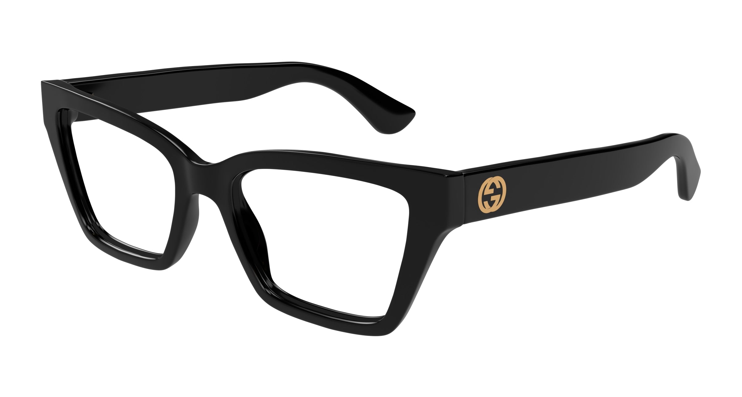 Gucci Donna Gucci GG1715O 001 Montature da vista Iniettato Nero Trasparente Cat Eye Gucci Donna Gucci GG1715O 001 Montature da vista Iniettato Nero Trasparente Cat Eye