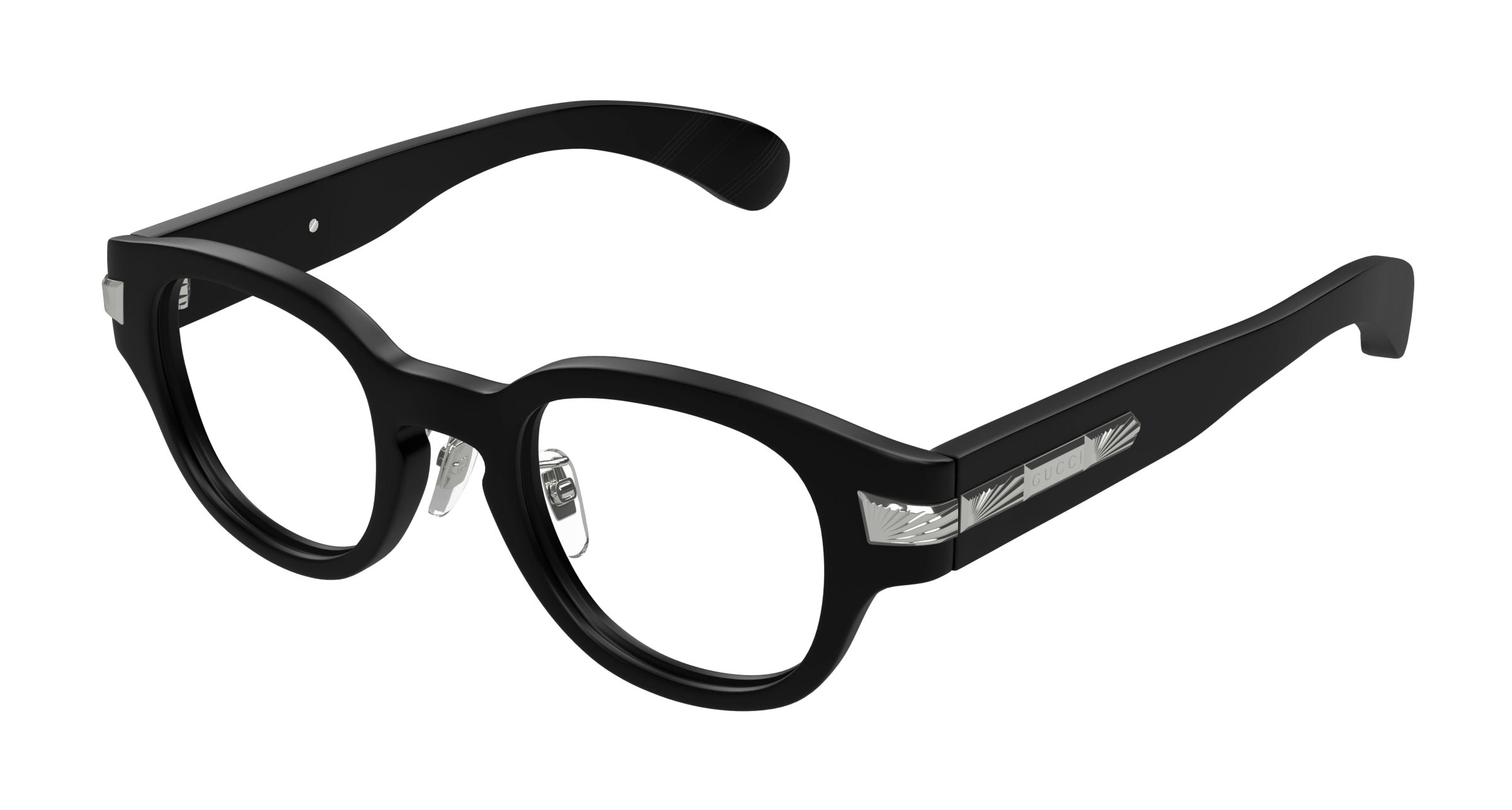 Gucci Donna Gucci GG1741OJ 003 Montature da vista Acetato Nero Trasparente Squadrata Gucci Donna Gucci GG1741OJ 003 Montature da vista Acetato Nero Trasparente Squadrata