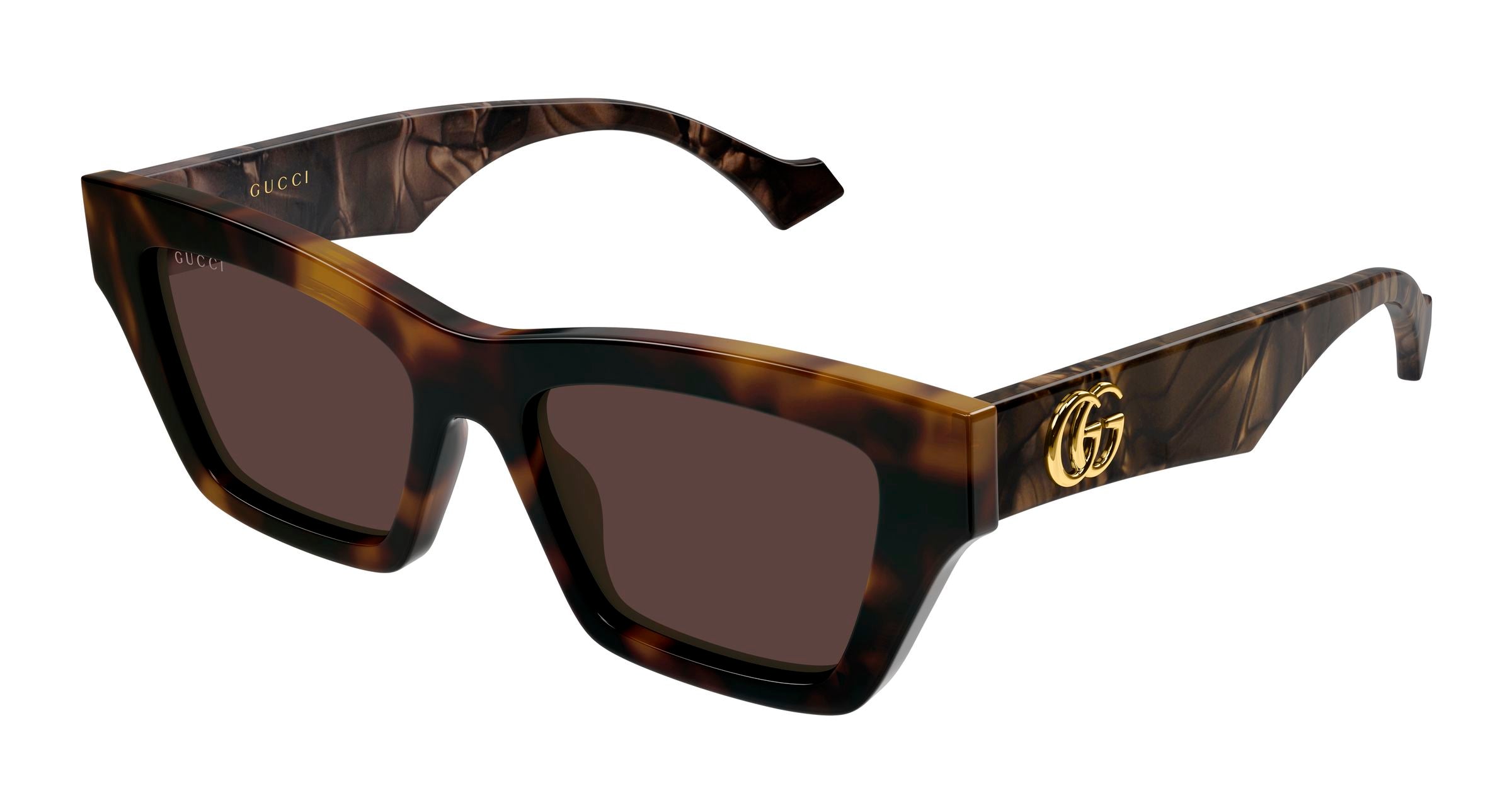 Gucci Donna Gucci GG1753S 009 Occhiali da sole Acetato Havana Marrone Cat Eye