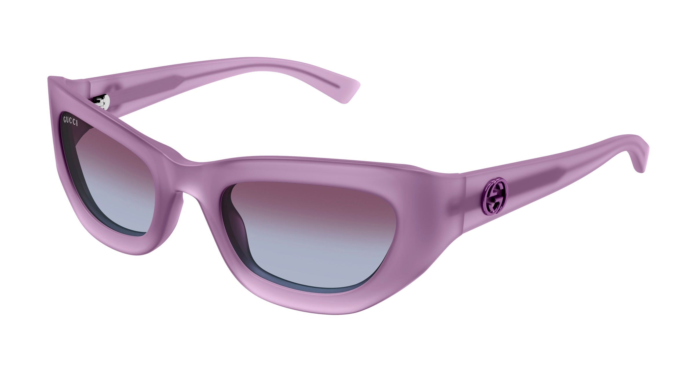 Gucci Donna Gucci GG1784S 004 Occhiali da sole Iniettato Viola Viola Cat Eye