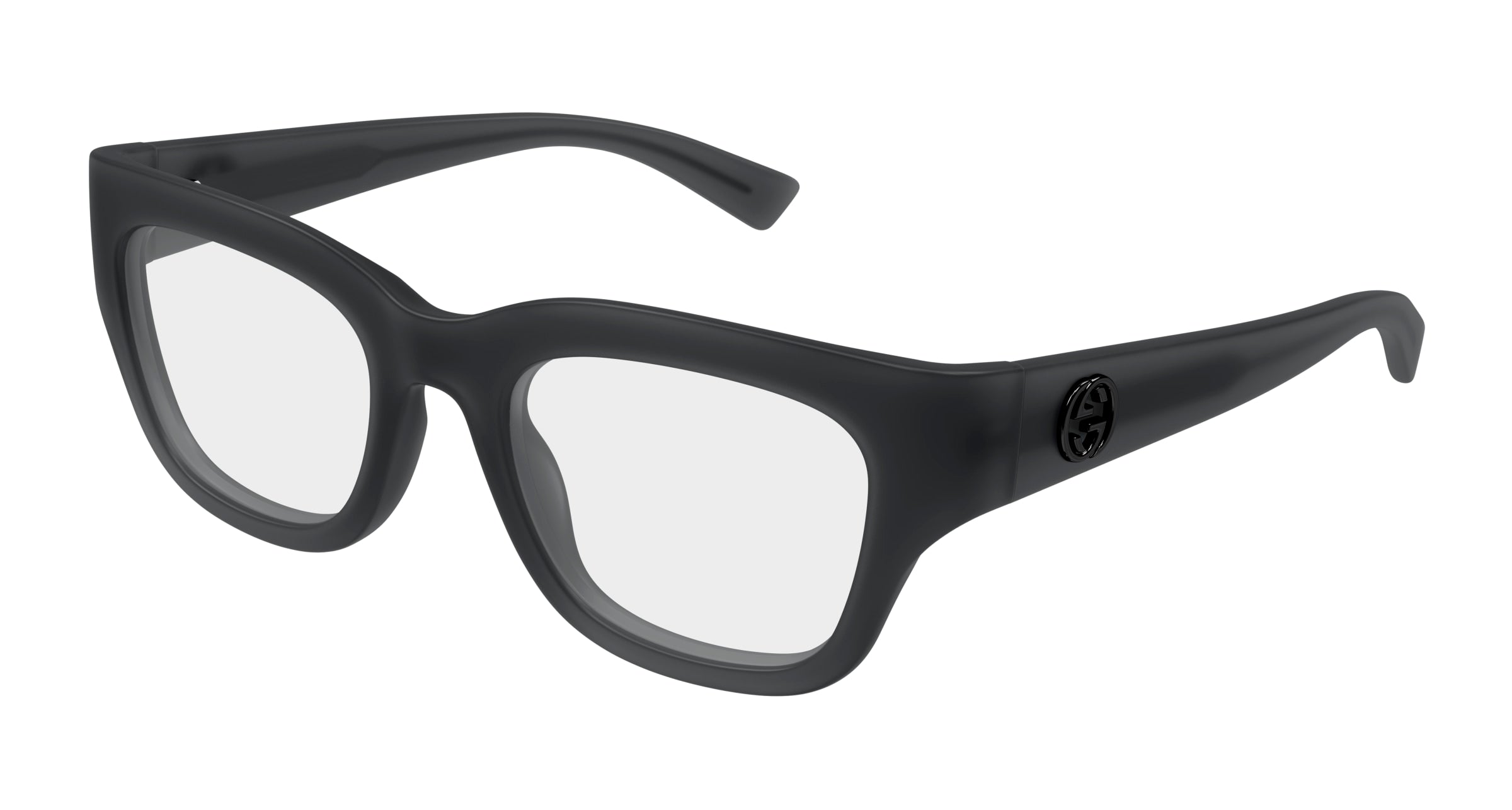 Gucci Donna Gucci GG1785O 001 Montature da vista Iniettato Grigio Trasparente Squadrata Gucci Donna Gucci GG1785O 001 Montature da vista Iniettato Grigio Trasparente Squadrata
