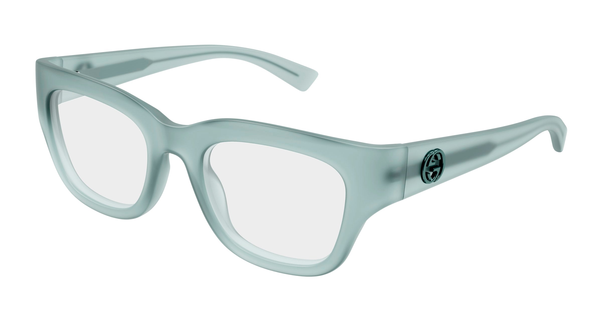 Gucci Donna Gucci GG1785O 004 Montature da vista Iniettato Verde Trasparente Squadrata Gucci Donna Gucci GG1785O 004 Montature da vista Iniettato Verde Trasparente Squadrata