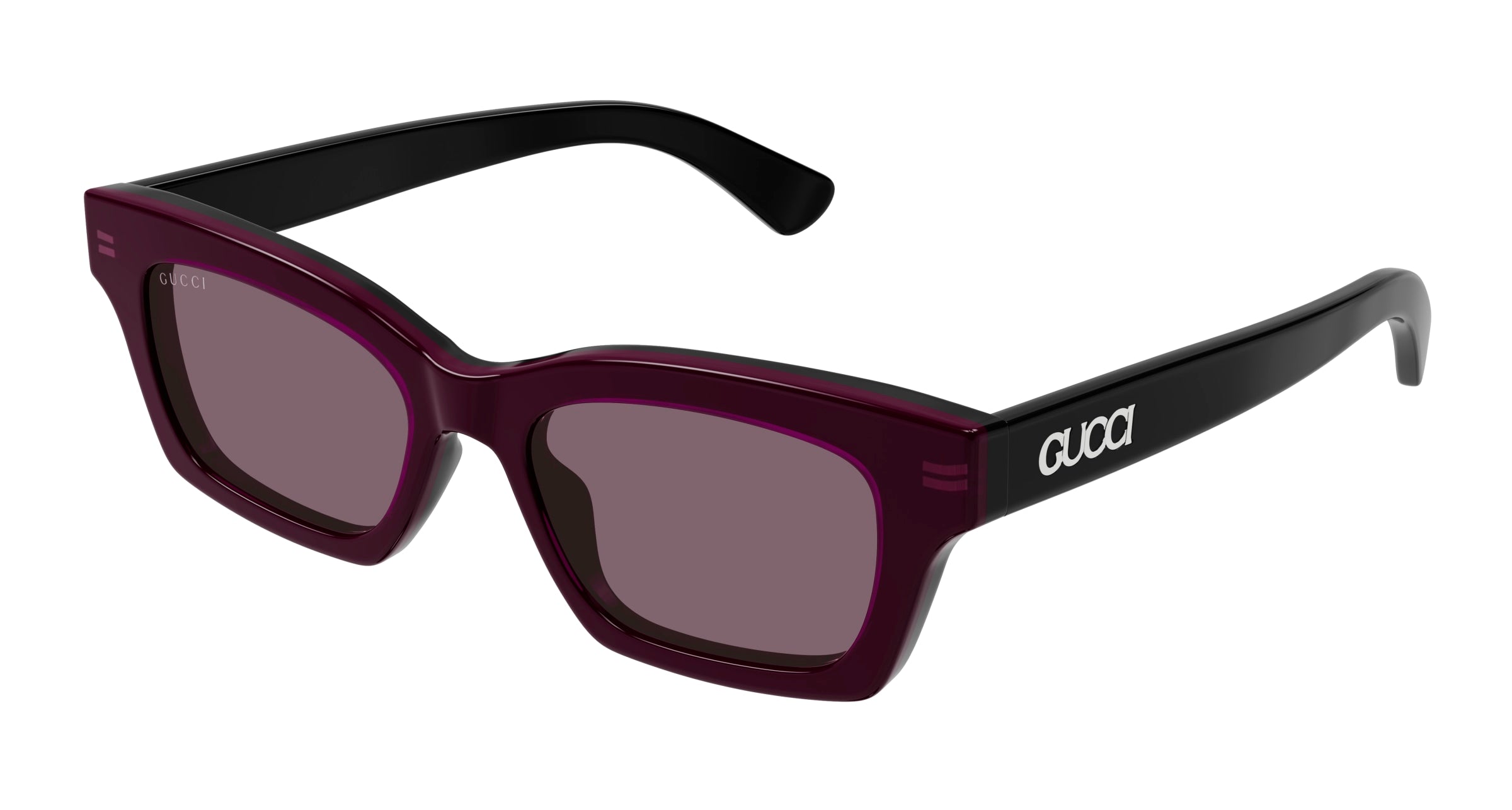 Gucci Donna Gucci GG1790S 003 Occhiali da sole Acetato Nero Viola Cat Eye