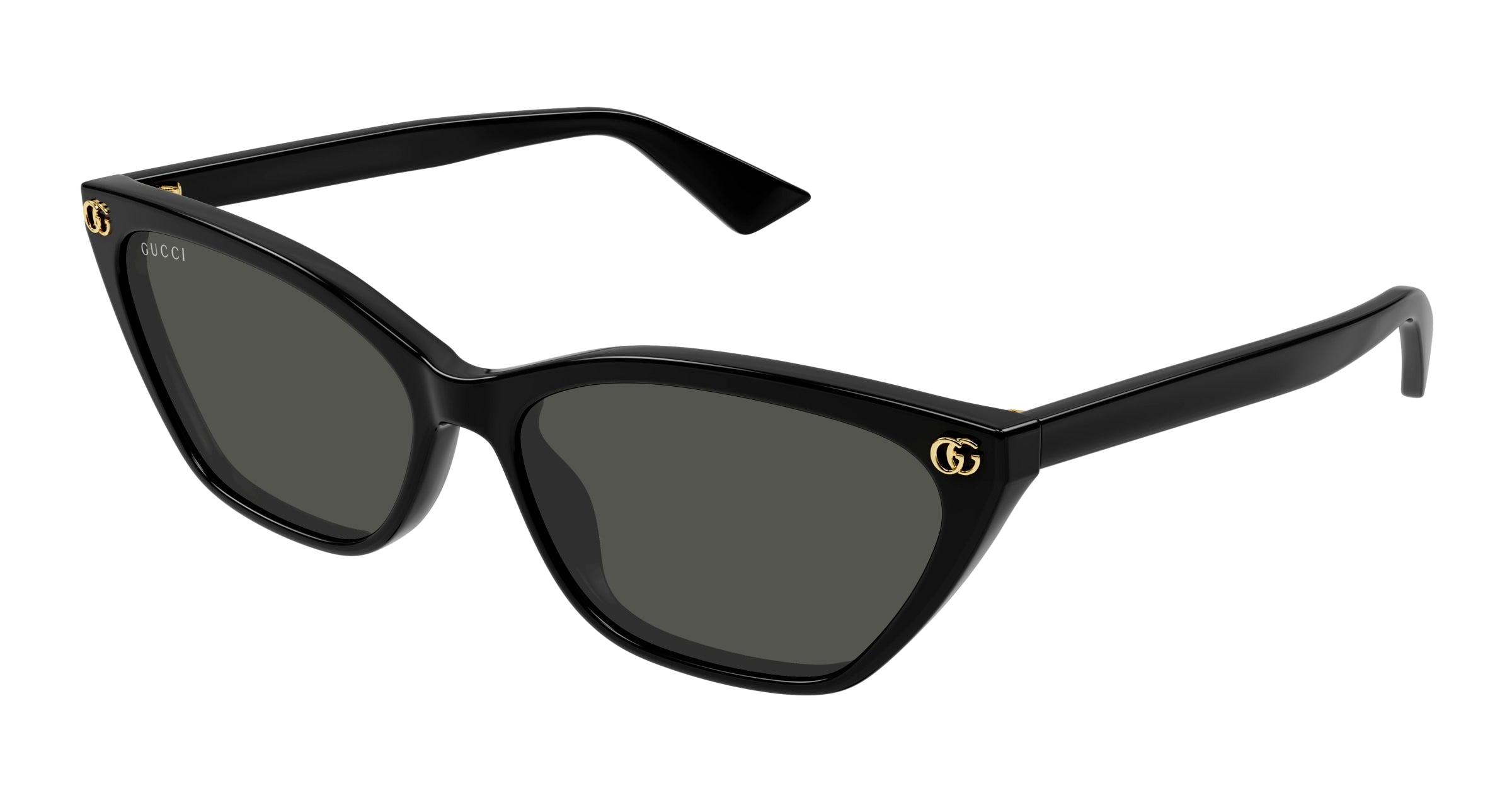 Gucci Donna Gucci GG1815S 001 Occhiali da sole Acetato Nero Grigio Cat Eye