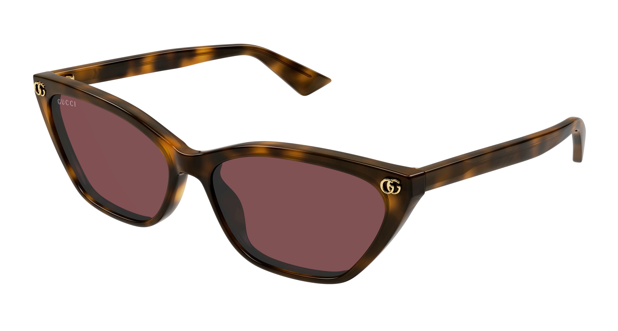 Gucci Donna Gucci GG1815S 002 Occhiali da sole Acetato Havana Viola Cat Eye