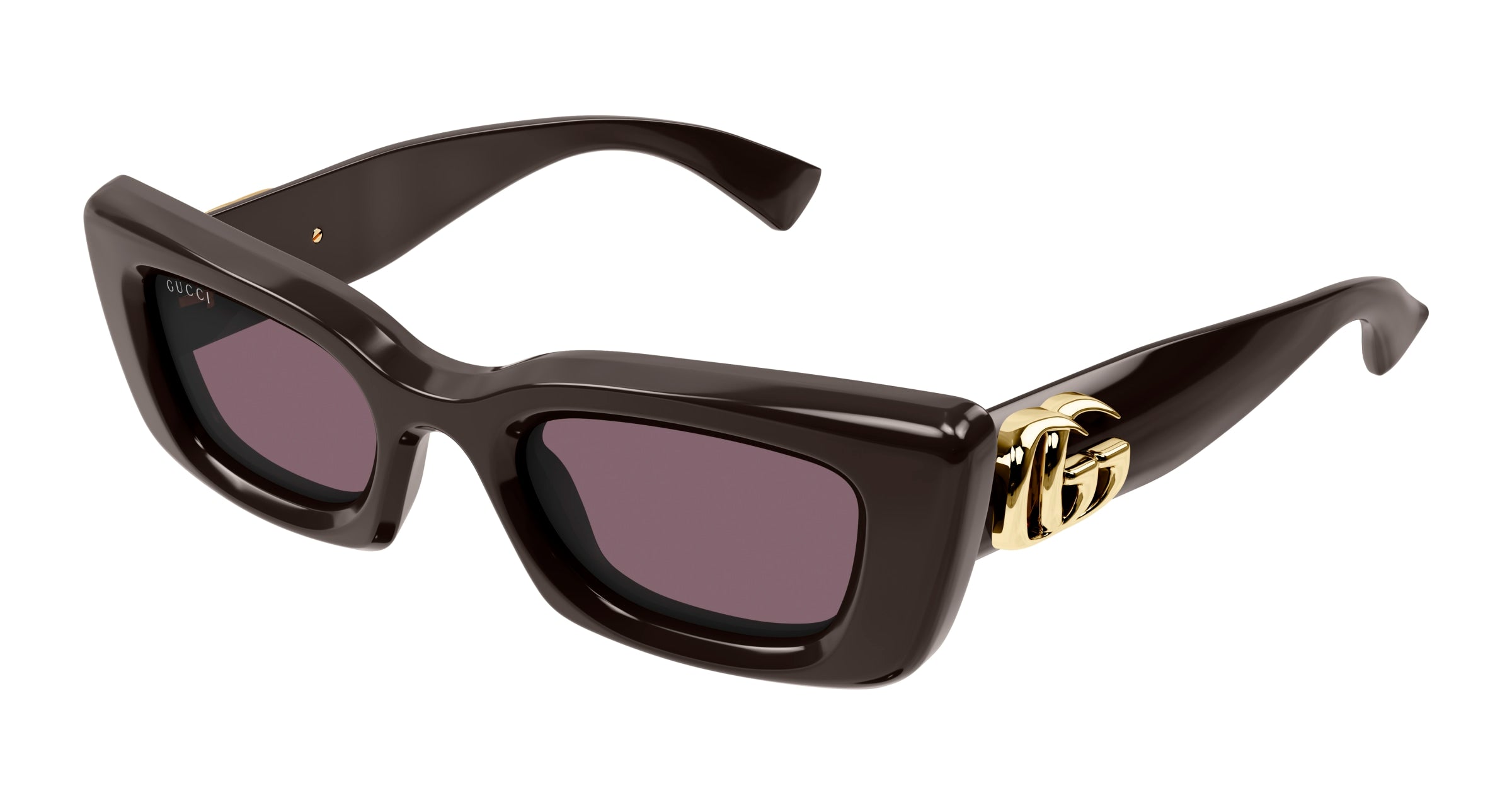 Gucci Donna Gucci GG1827S 004 Occhiali da sole Iniettato Marrone Viola Cat Eye Gucci Donna Gucci GG1827S 004 Occhiali da sole Iniettato Marrone Viola Cat Eye