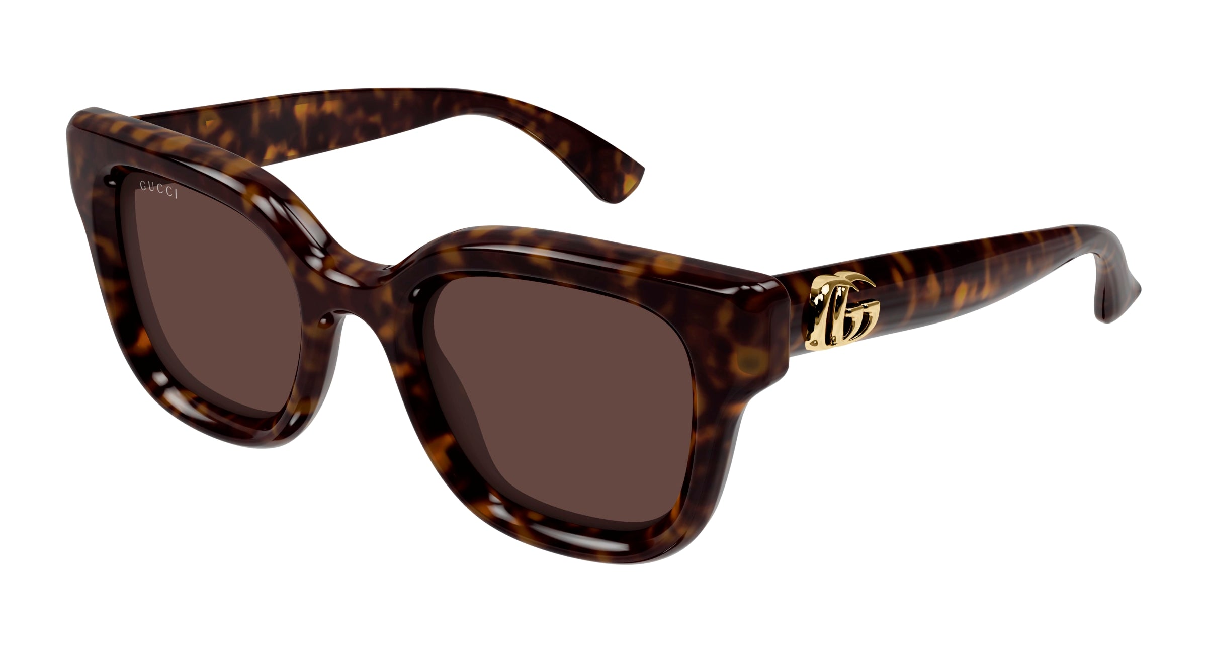 Gucci Donna Gucci GG1828S 002 Occhiali da sole Iniettato Havana Marrone Rotonda Gucci Donna Gucci GG1828S 002 Occhiali da sole Iniettato Havana Marrone Rotonda