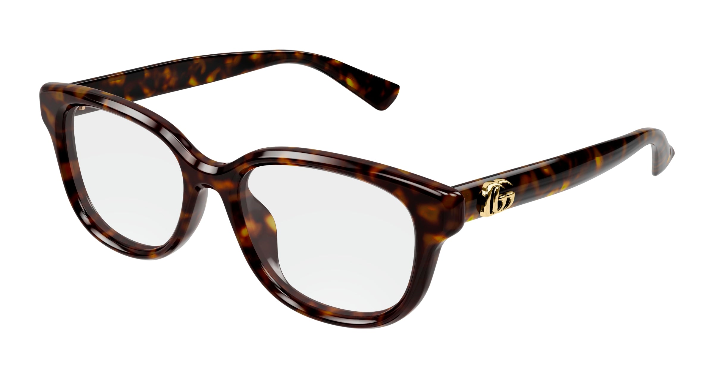 Gucci Donna Gucci GG1833OK 002 Montature da vista Iniettato Havana Trasparente Squadrata Gucci Donna Gucci GG1833OK 002 Montature da vista Iniettato Havana Trasparente Squadrata