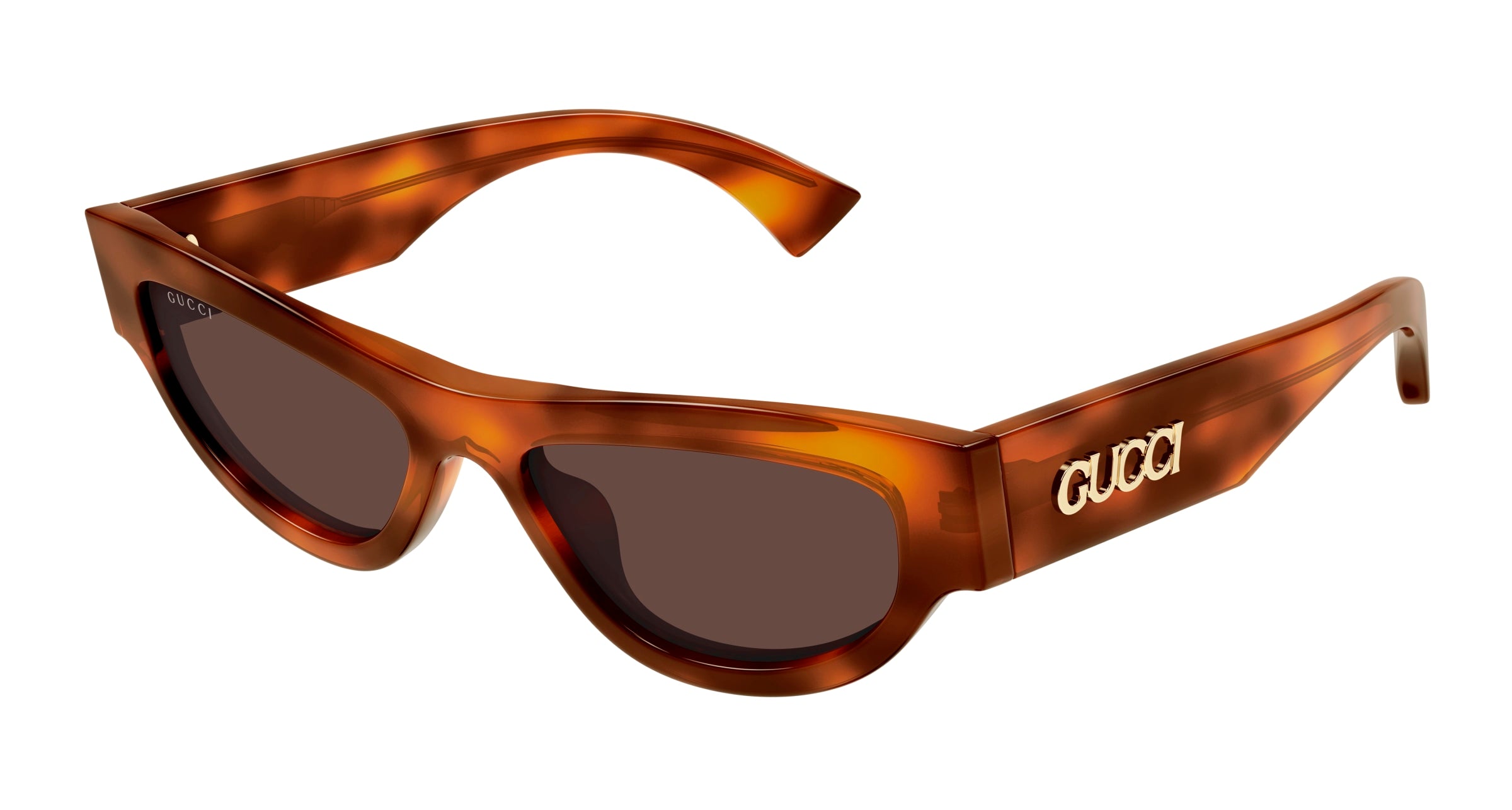 Gucci Donna Gucci GG1834S 002 Occhiali da sole Acetato Havana Marrone Cat Eye