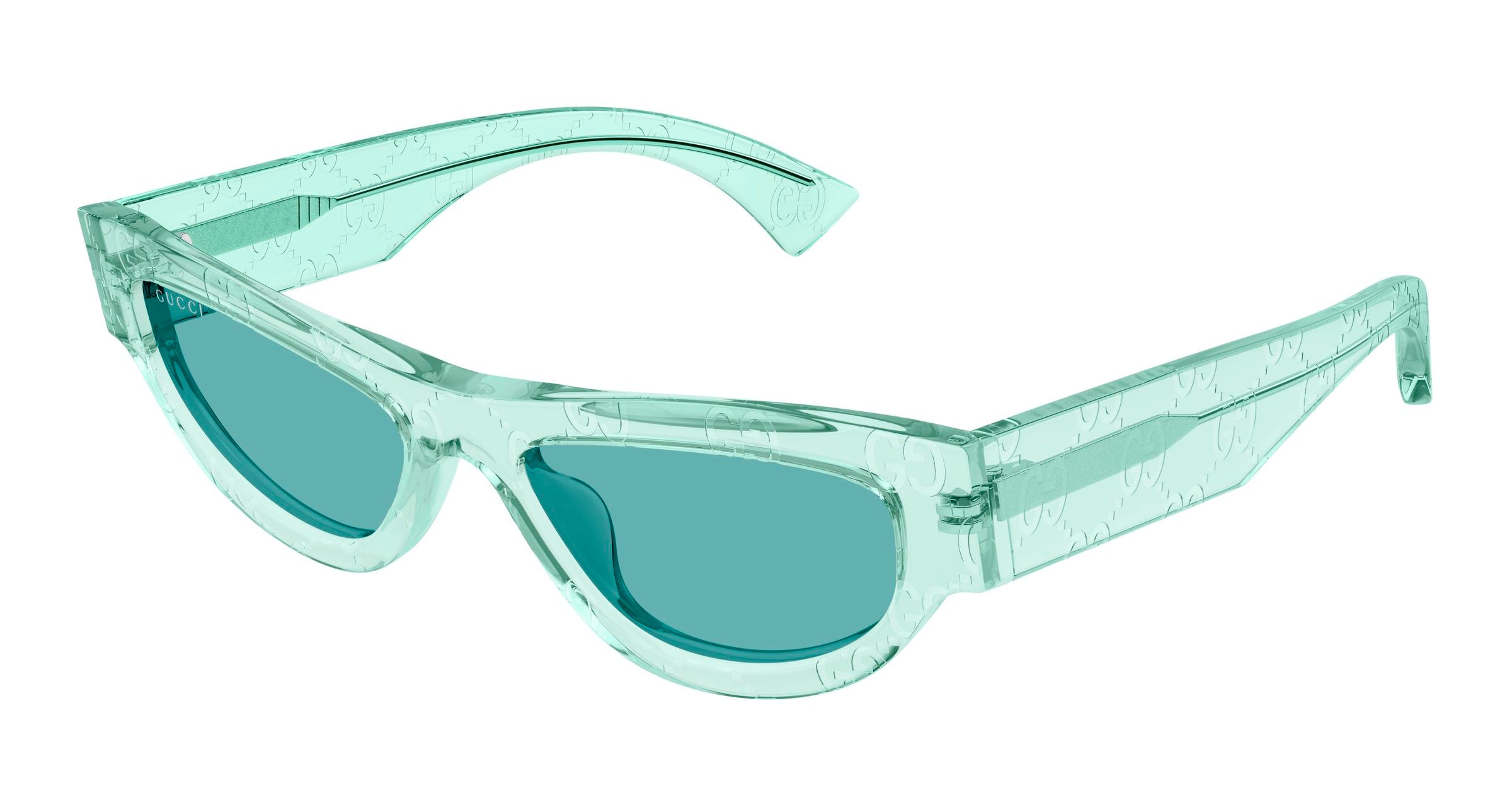 Gucci Donna Gucci GG1834S 012 Occhiali da sole Acetato Verde Verde Cat Eye Gucci Donna Gucci GG1834S 012 Occhiali da sole Acetato Verde Verde Cat Eye