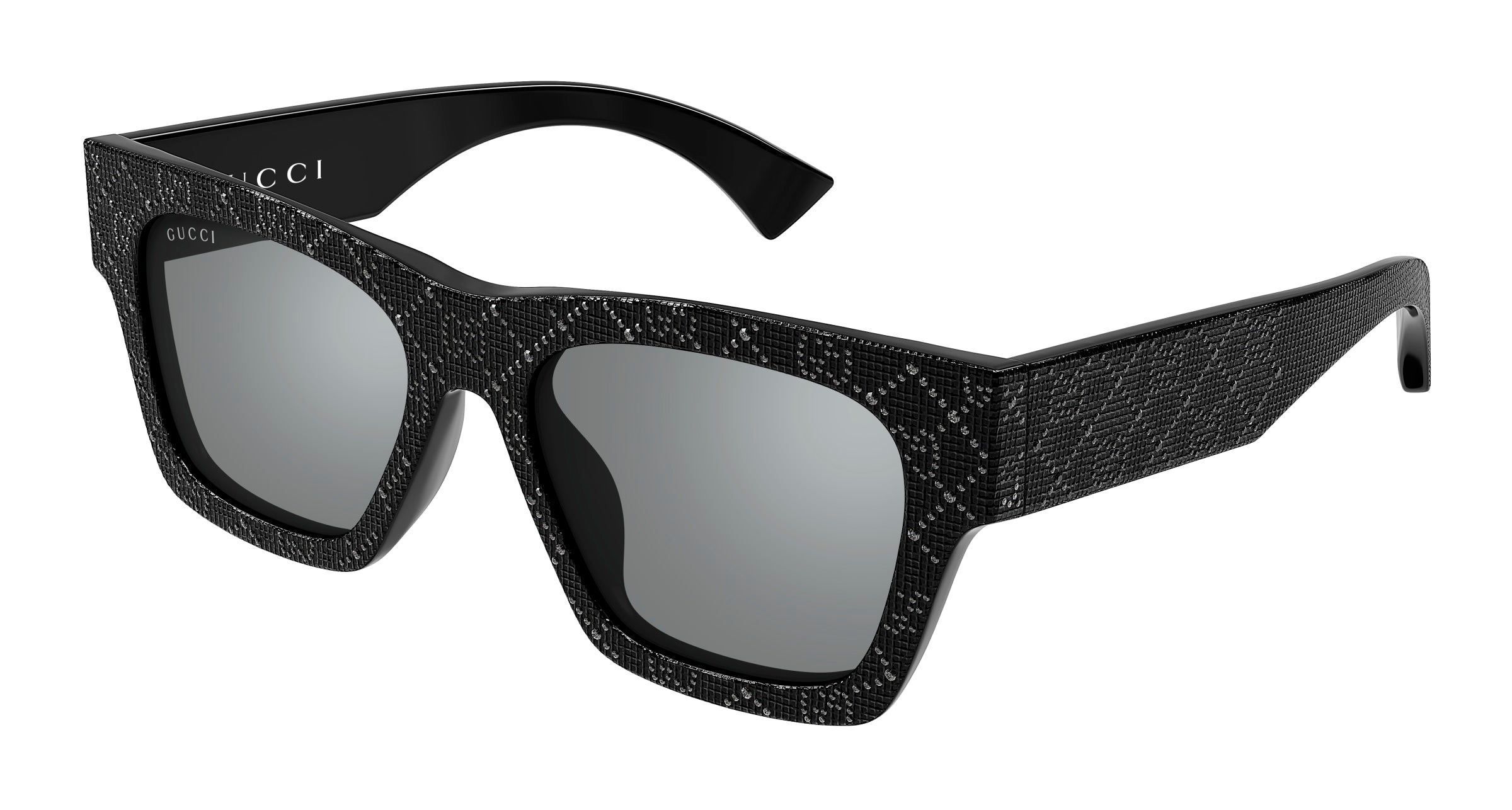 Gucci Donna Gucci GG1835S 006 Occhiali da sole Acetato Nero Grigio Squadrata Gucci Donna Gucci GG1835S 006 Occhiali da sole Acetato Nero Grigio Squadrata