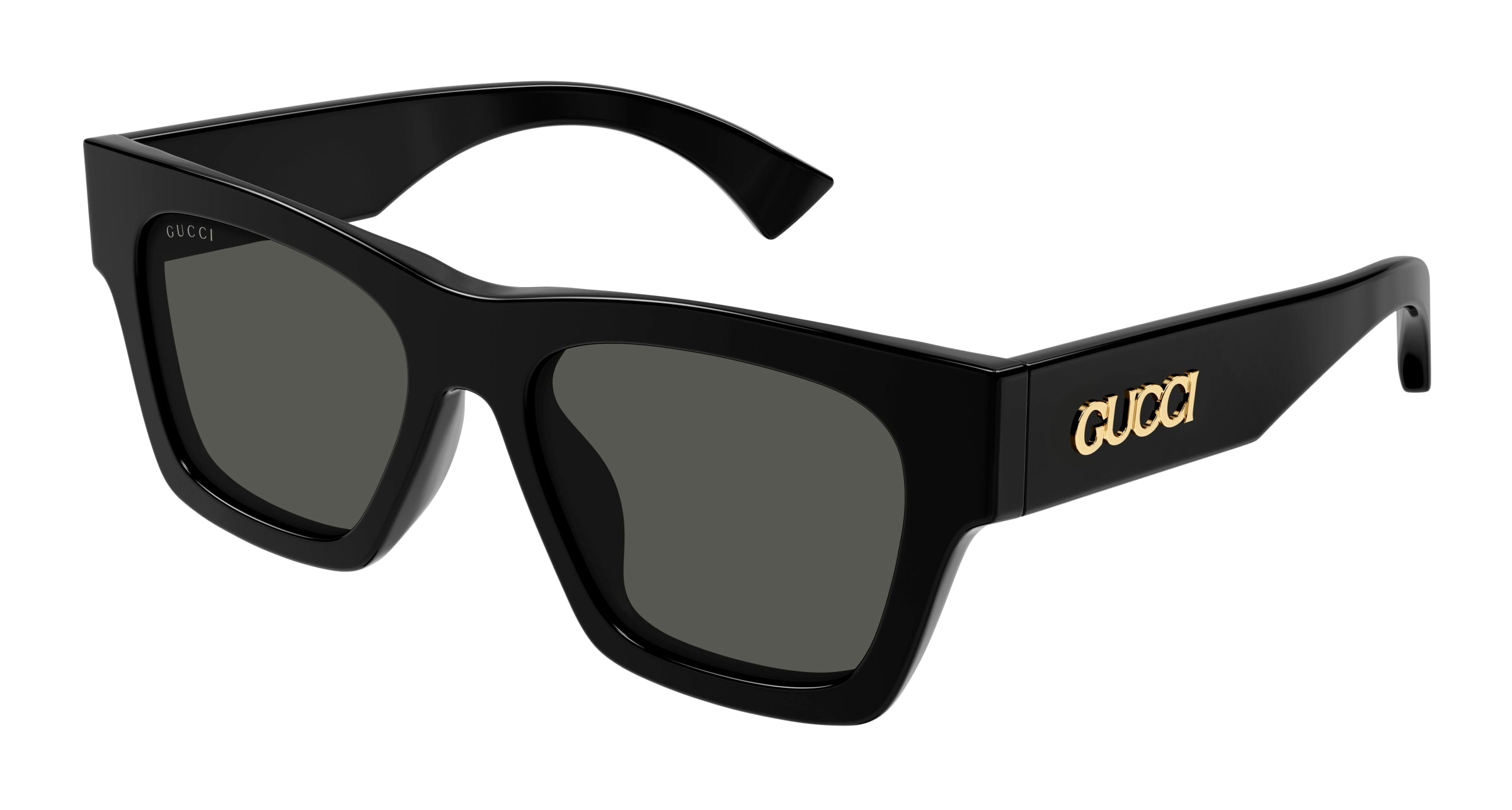 Gucci Donna Gucci GG1835SA 001 Occhiali da sole Acetato Nero Grigio Squadrata Gucci Donna Gucci GG1835SA 001 Occhiali da sole Acetato Nero Grigio Squadrata