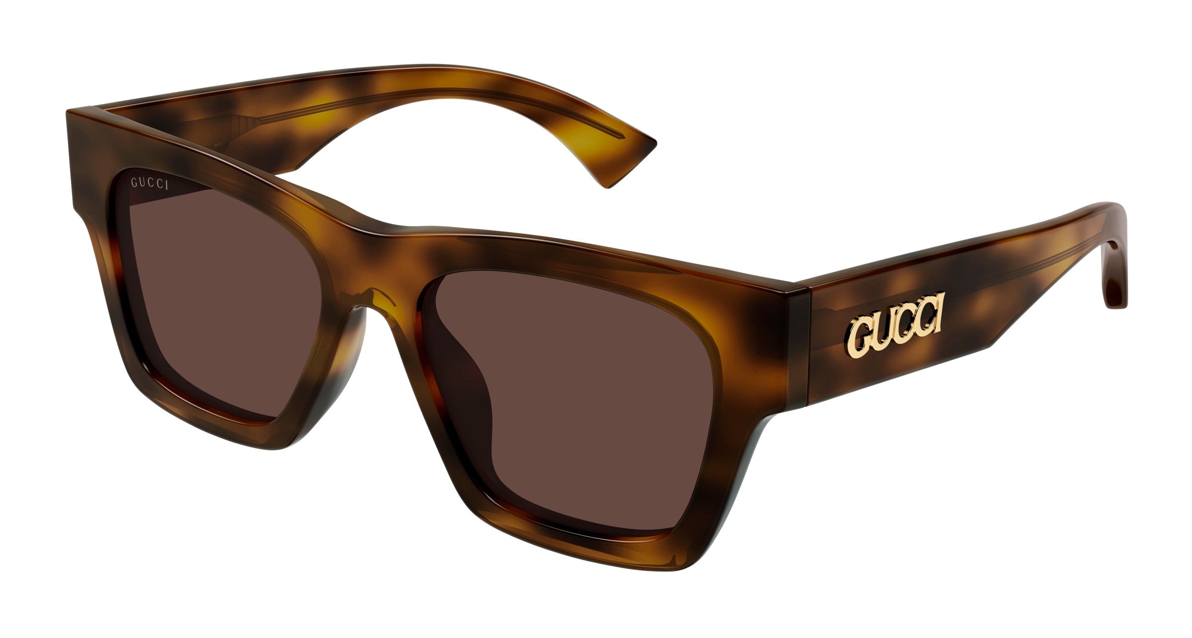Gucci Donna Gucci GG1835SA 002 Occhiali da sole Acetato Havana Marrone Squadrata Gucci Donna Gucci GG1835SA 002 Occhiali da sole Acetato Havana Marrone Squadrata