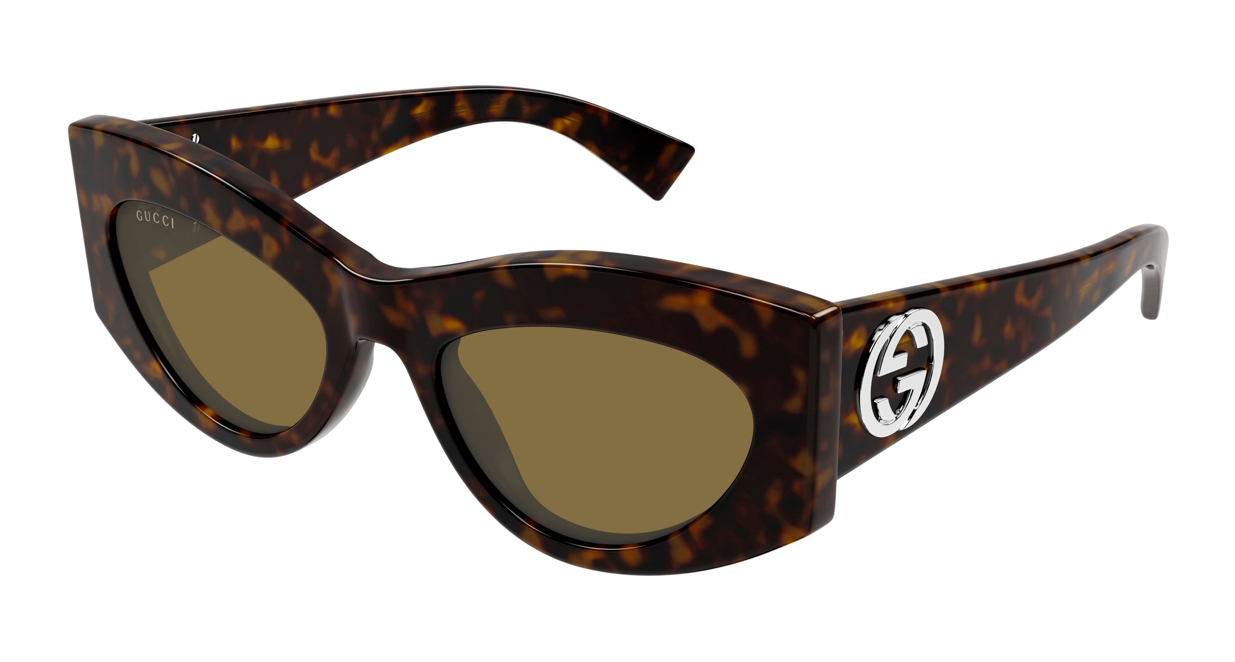 Gucci Donna Gucci GG1843S 002 Occhiali da sole Acetato Havana Marrone Cat Eye Gucci Donna Gucci GG1843S 002 Occhiali da sole Acetato Havana Marrone Cat Eye