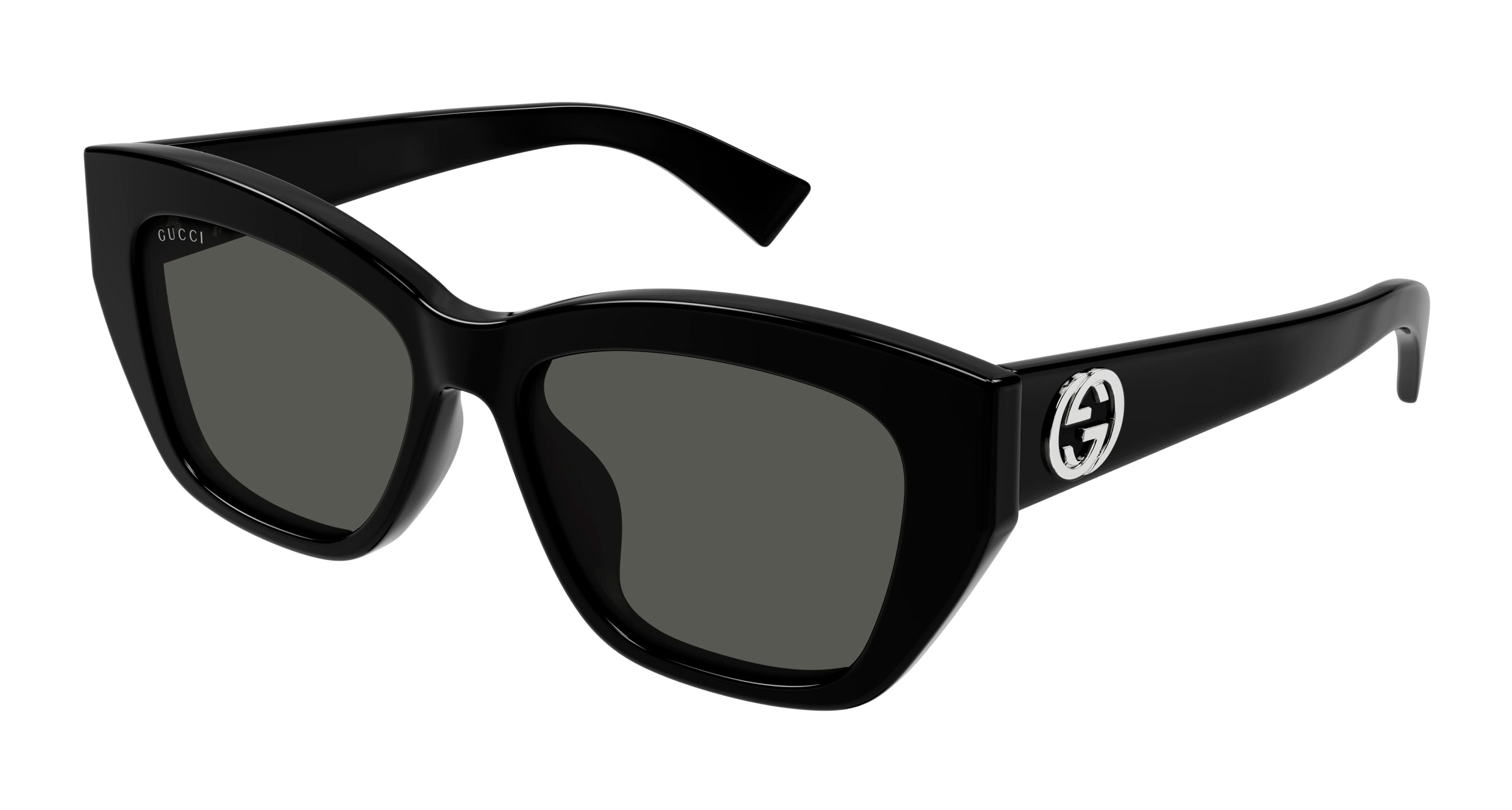 Gucci Donna Gucci GG1844SA 001 Occhiali da sole Acetato Nero Grigio Cat Eye Gucci Donna Gucci GG1844SA 001 Occhiali da sole Acetato Nero Grigio Cat Eye