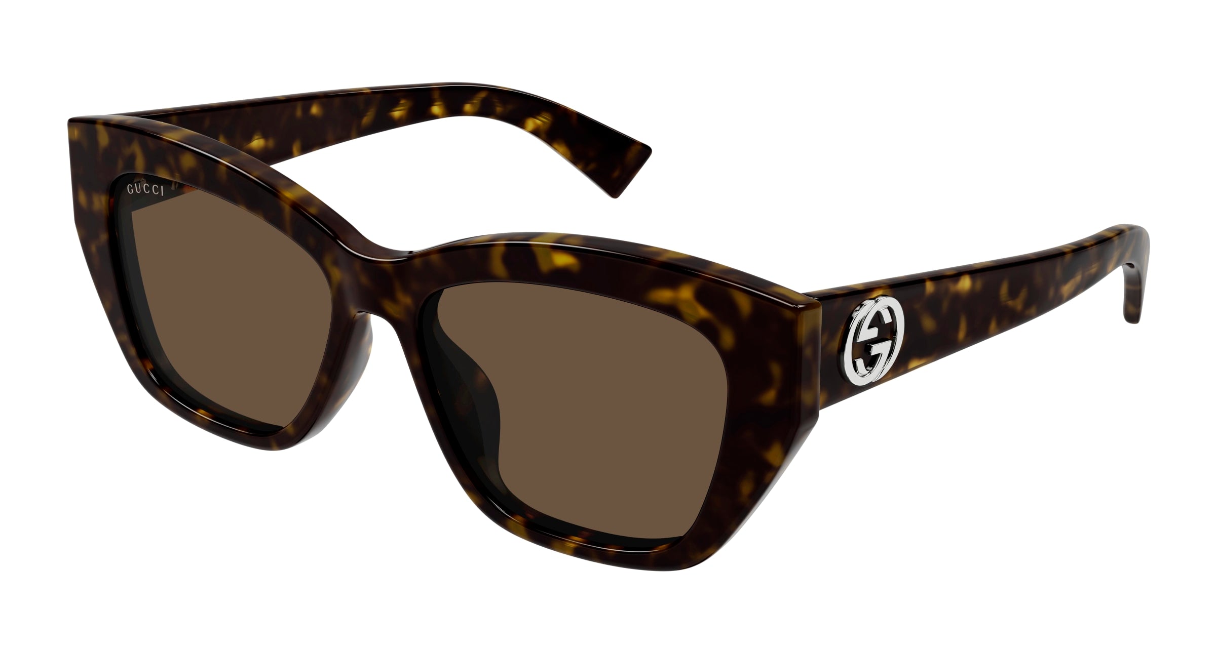 Gucci Donna Gucci GG1844SA 002 Occhiali da sole Acetato Havana Marrone Cat Eye Gucci Donna Gucci GG1844SA 002 Occhiali da sole Acetato Havana Marrone Cat Eye