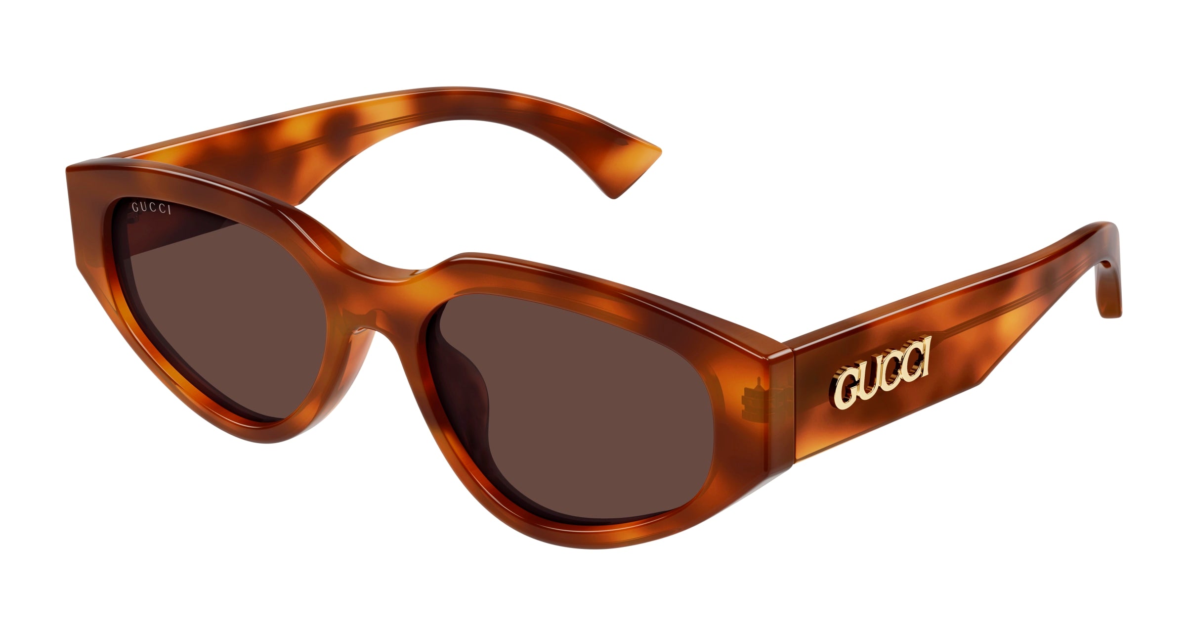 Gucci Donna Gucci GG1845SA 002 Occhiali da sole Acetato Havana Marrone Cat Eye