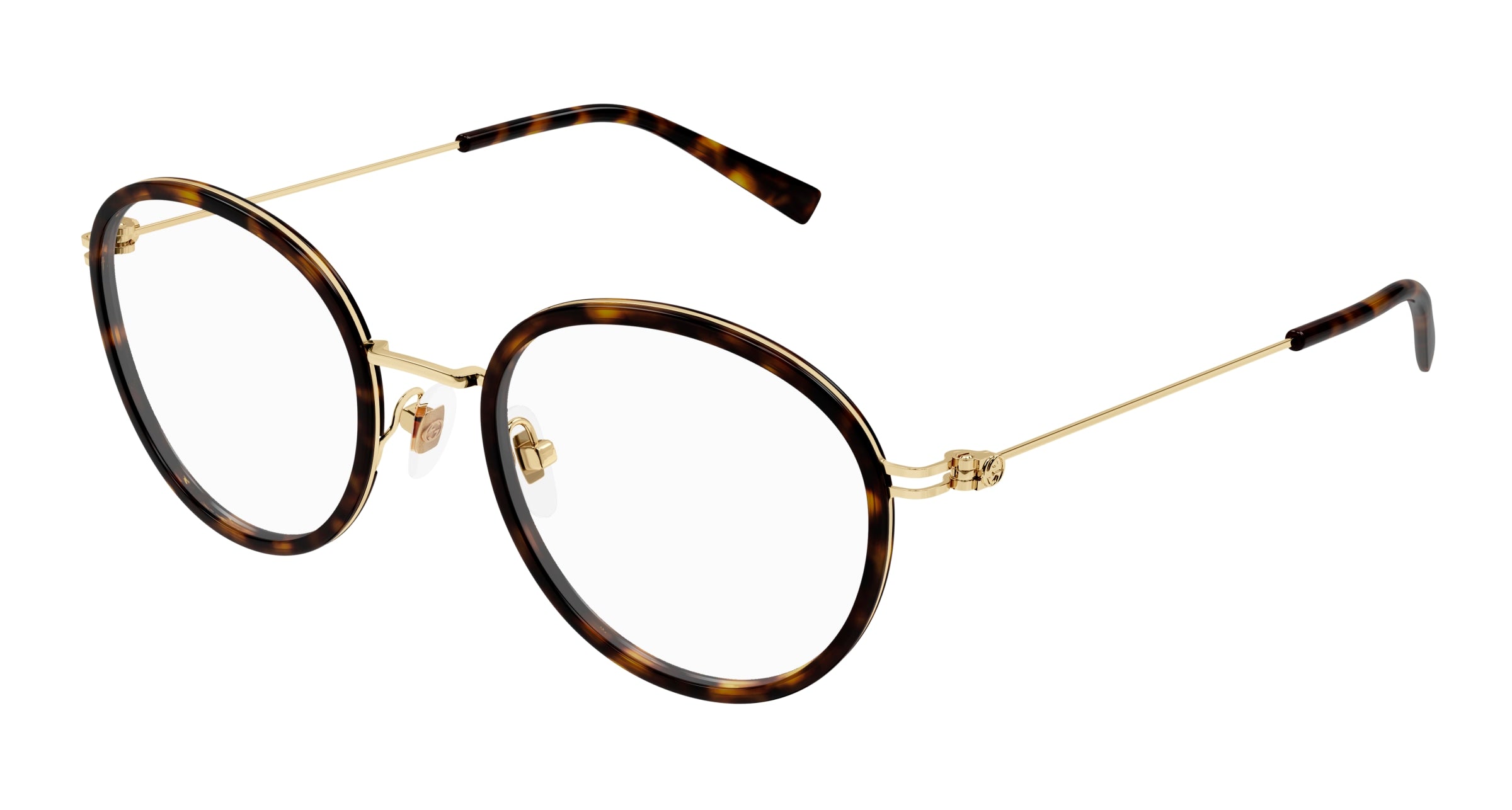 Gucci Donna Gucci GG1851OA 002 Montature da vista Iniettato Havana Trasparente Rotonda Gucci Donna Gucci GG1851OA 002 Montature da vista Iniettato Havana Trasparente Rotonda