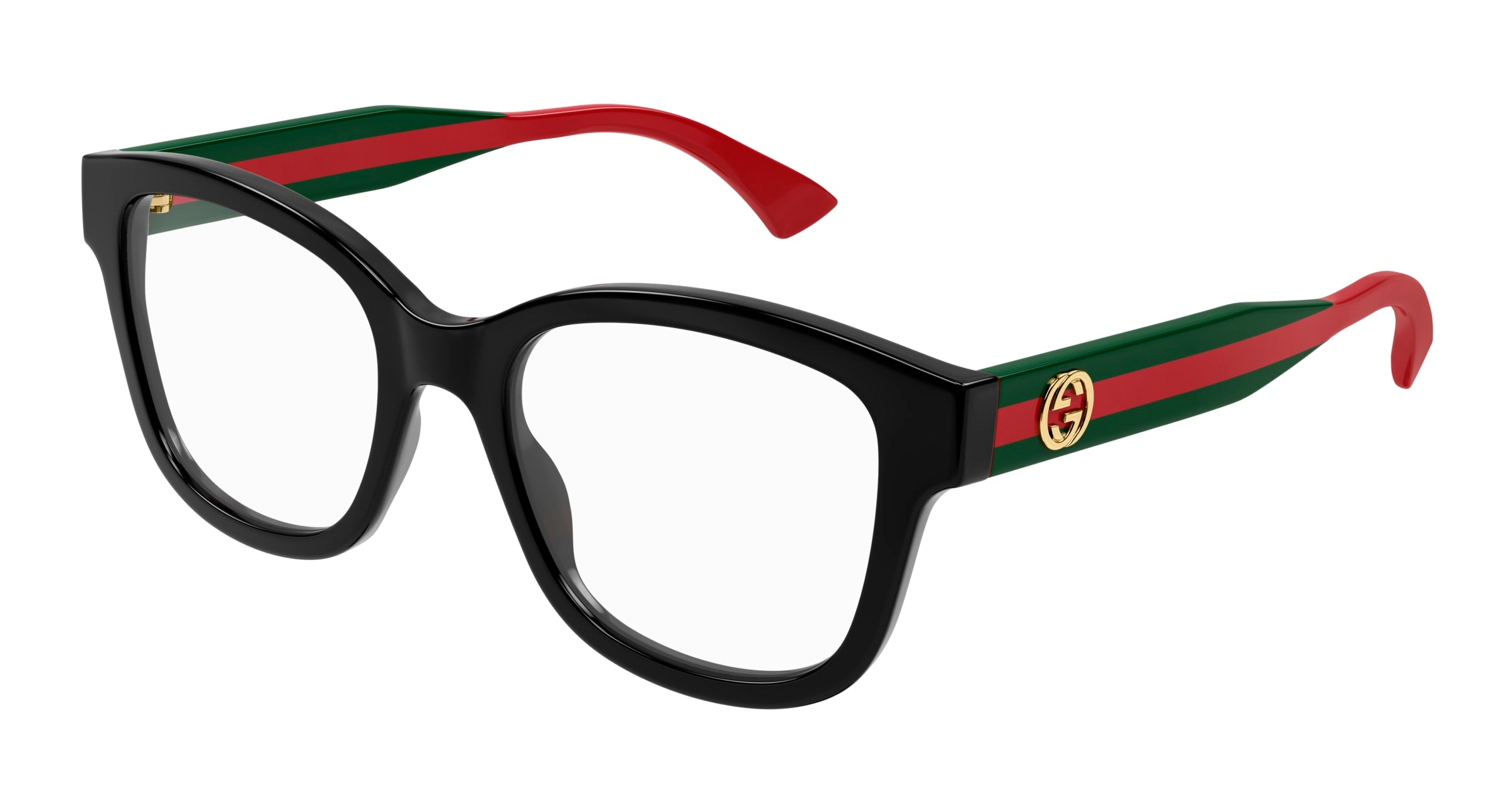 Gucci Donna Gucci GG1863O 001 Montature da vista Acetato Nero Trasparente Squadrata Gucci Donna Gucci GG1863O 001 Montature da vista Acetato Nero Trasparente Squadrata