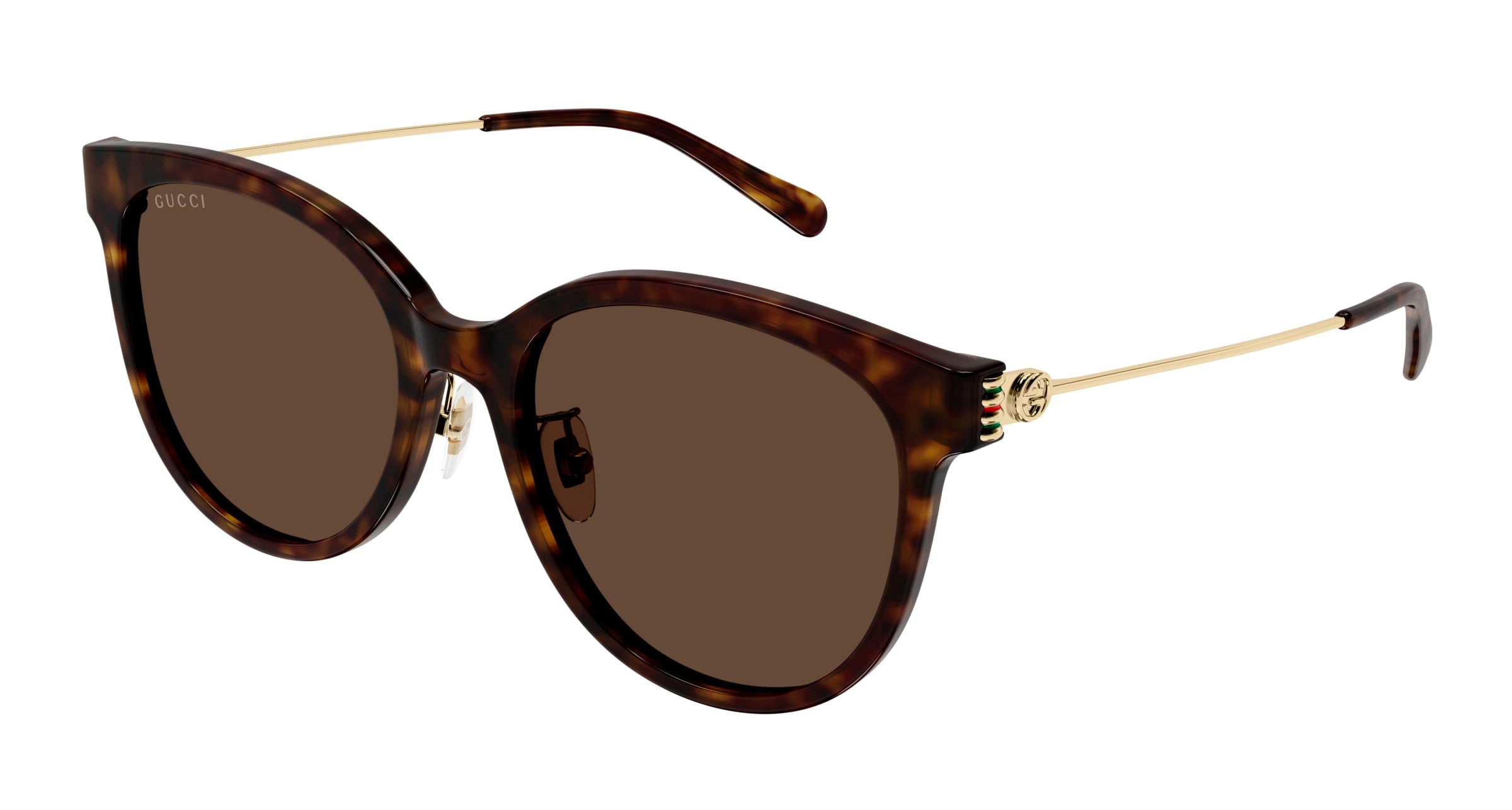 Gucci Donna Gucci GG1883SK 002 Occhiali da sole Acetato Havana Marrone Rotonda