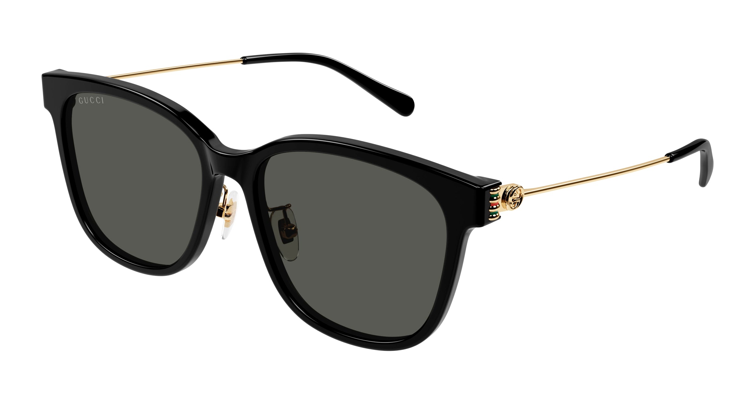 Gucci Donna Gucci GG1884SK 001 Occhiali da sole Acetato Nero Grigio Rotonda Gucci Donna Gucci GG1884SK 001 Occhiali da sole Acetato Nero Grigio Rotonda