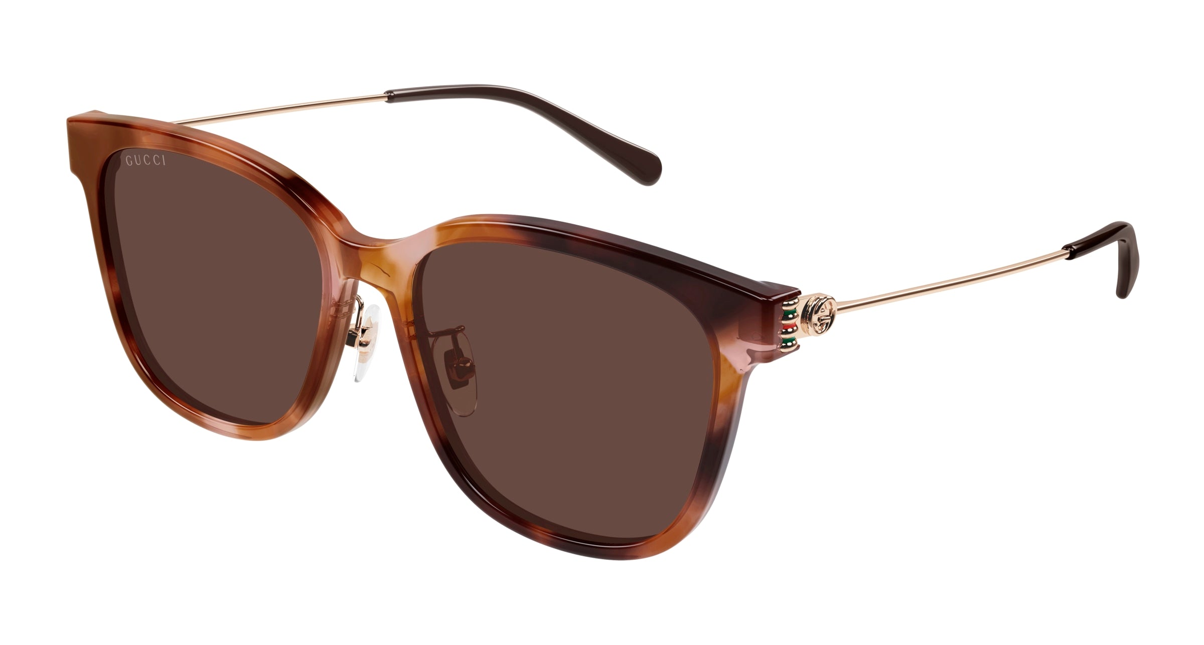 Gucci Donna Gucci GG1884SK 004 Occhiali da sole Acetato Havana Marrone Rotonda Gucci Donna Gucci GG1884SK 004 Occhiali da sole Acetato Havana Marrone Rotonda