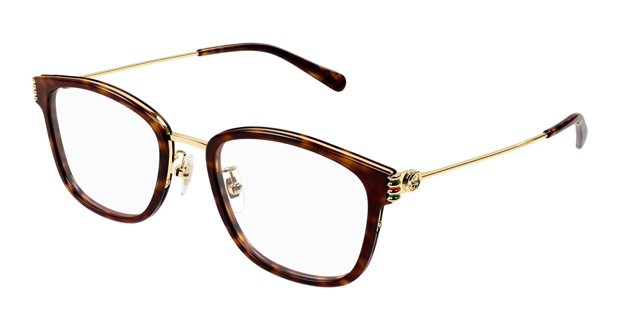 Gucci Donna Gucci GG1886OA 002 Montature da vista Acetato Havana Trasparente Rotonda Gucci Donna Gucci GG1886OA 002 Montature da vista Acetato Havana Trasparente Rotonda