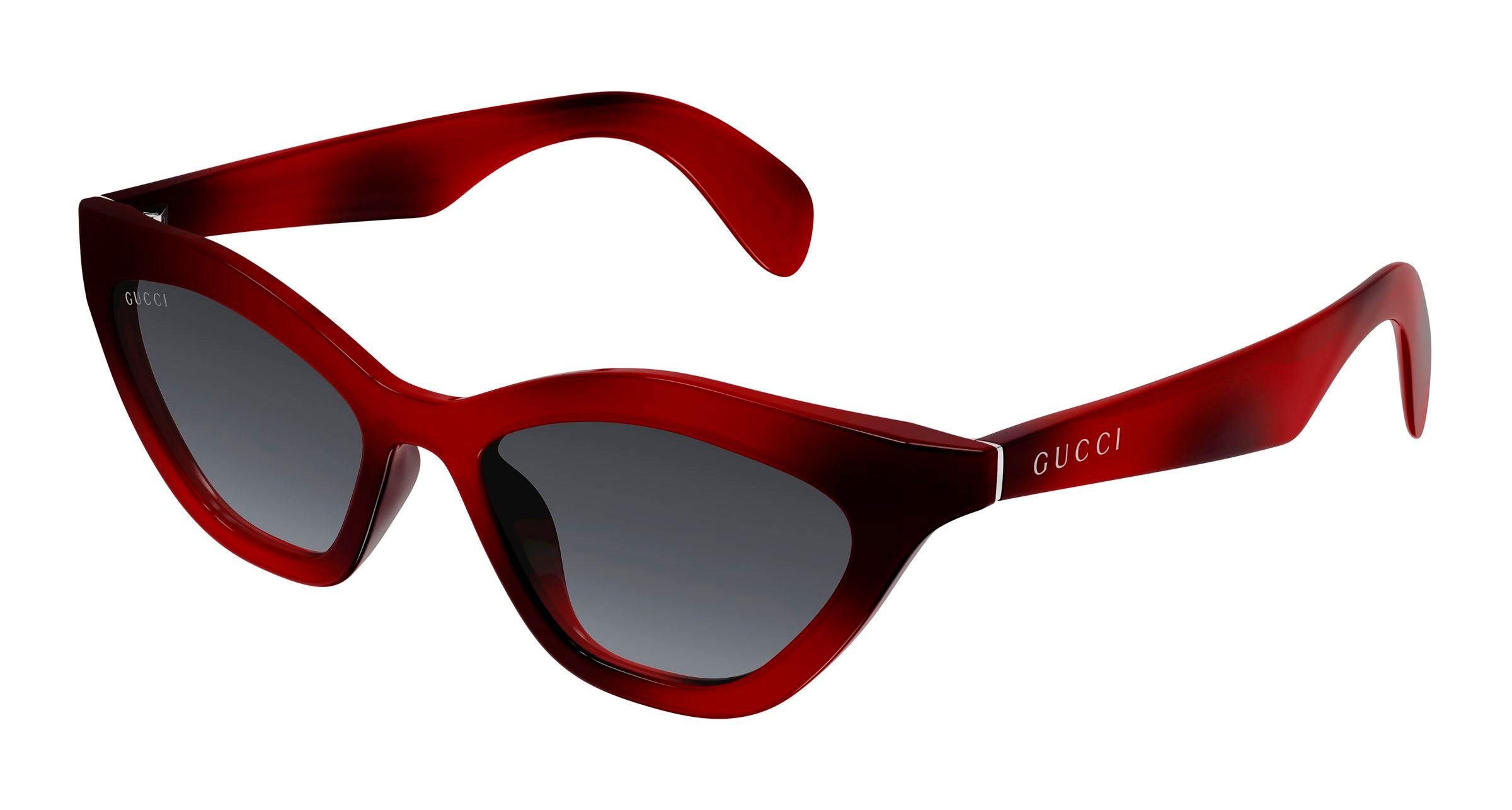 Gucci Donna Gucci GG1931S 002 Occhiali da sole Iniettato Havana Grigio Cat Eye Gucci Donna Gucci GG1931S 002 Occhiali da sole Iniettato Havana Grigio Cat Eye
