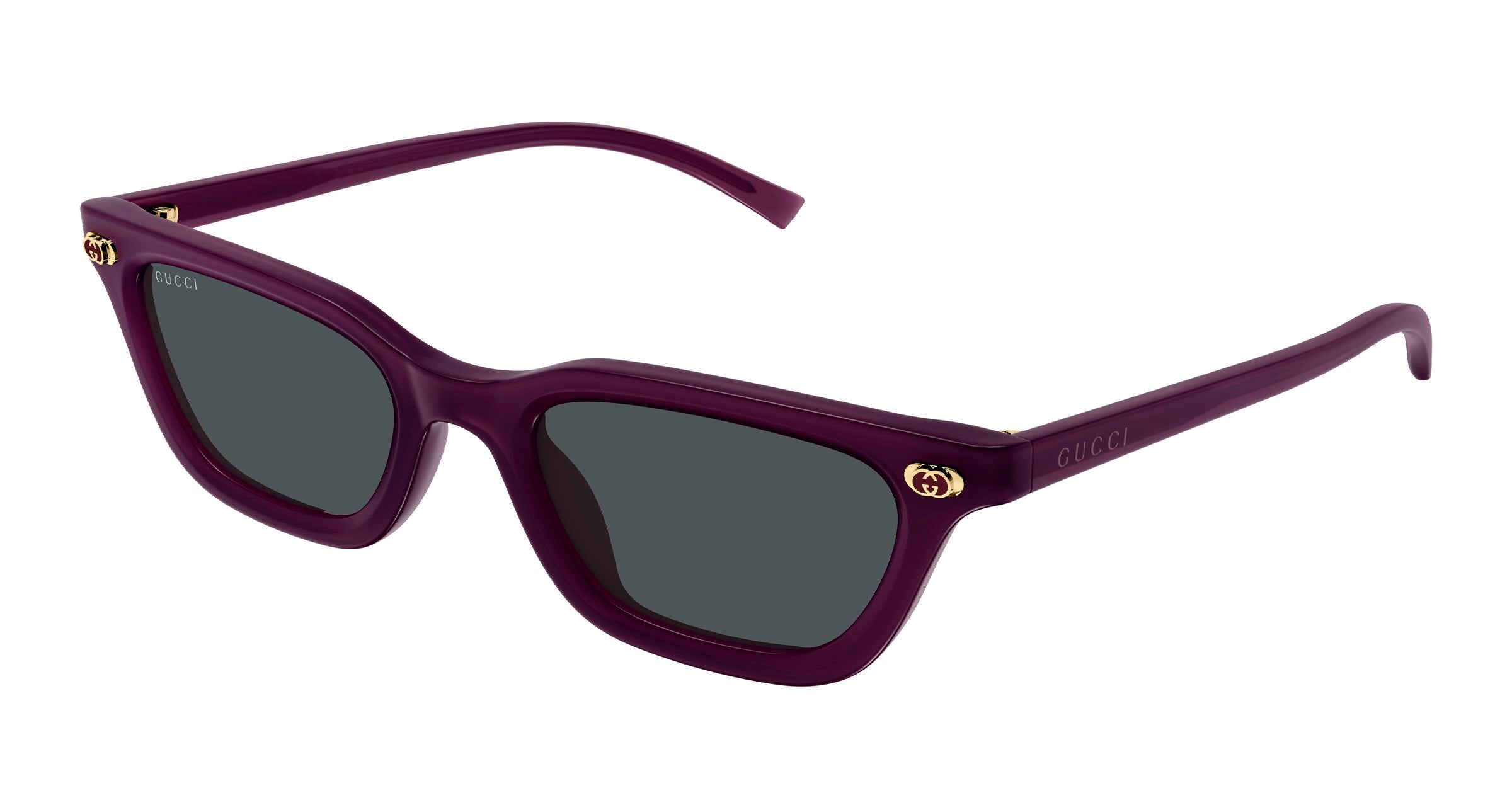 Gucci Donna Gucci GG1944S 003 Occhiali da sole Acetato Viola Grigio Cat Eye