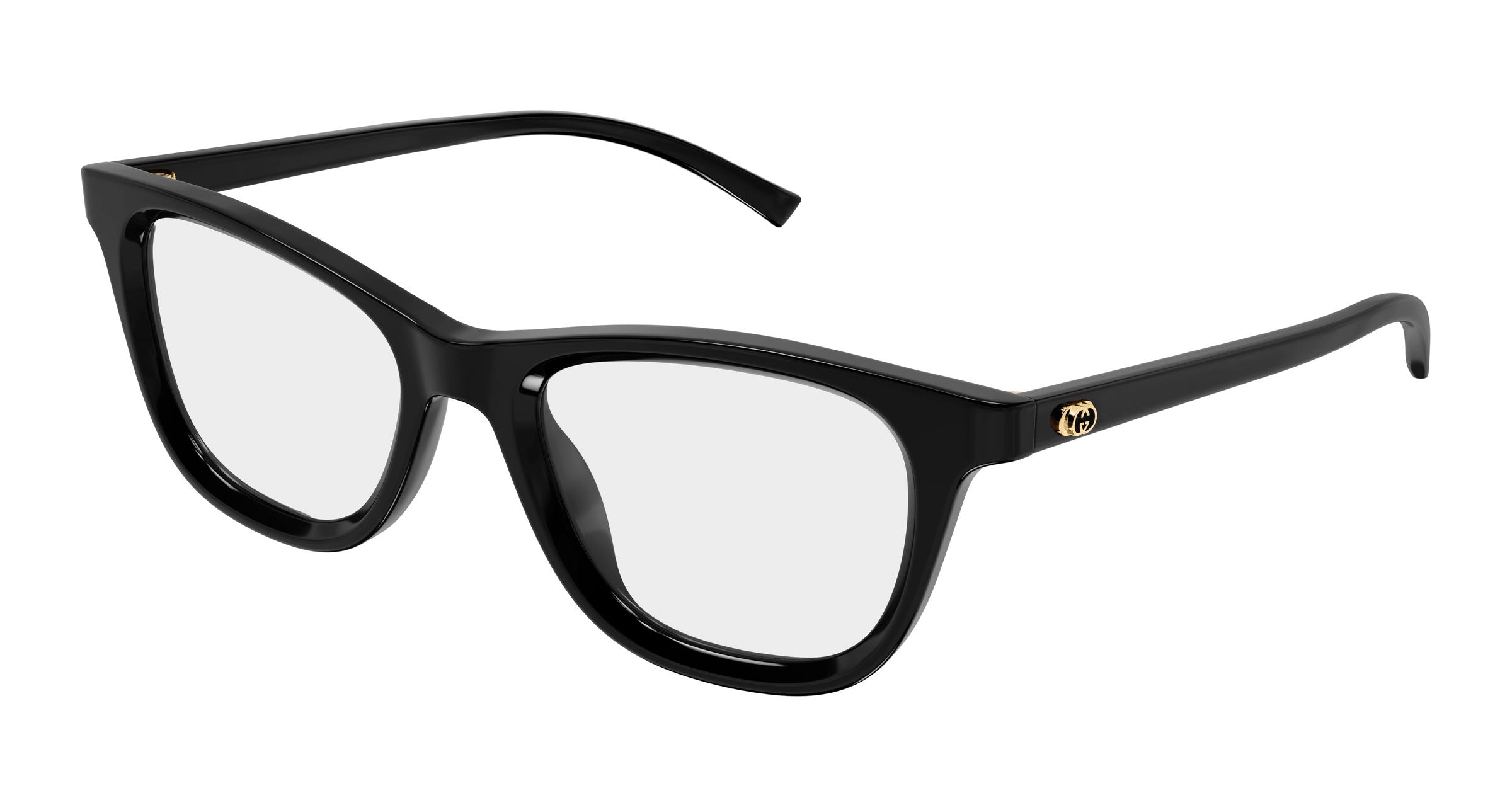 Gucci Donna Gucci GG1945O 001 Montature da vista Acetato Nero Trasparente Cat Eye Gucci Donna Gucci GG1945O 001 Montature da vista Acetato Nero Trasparente Cat Eye
