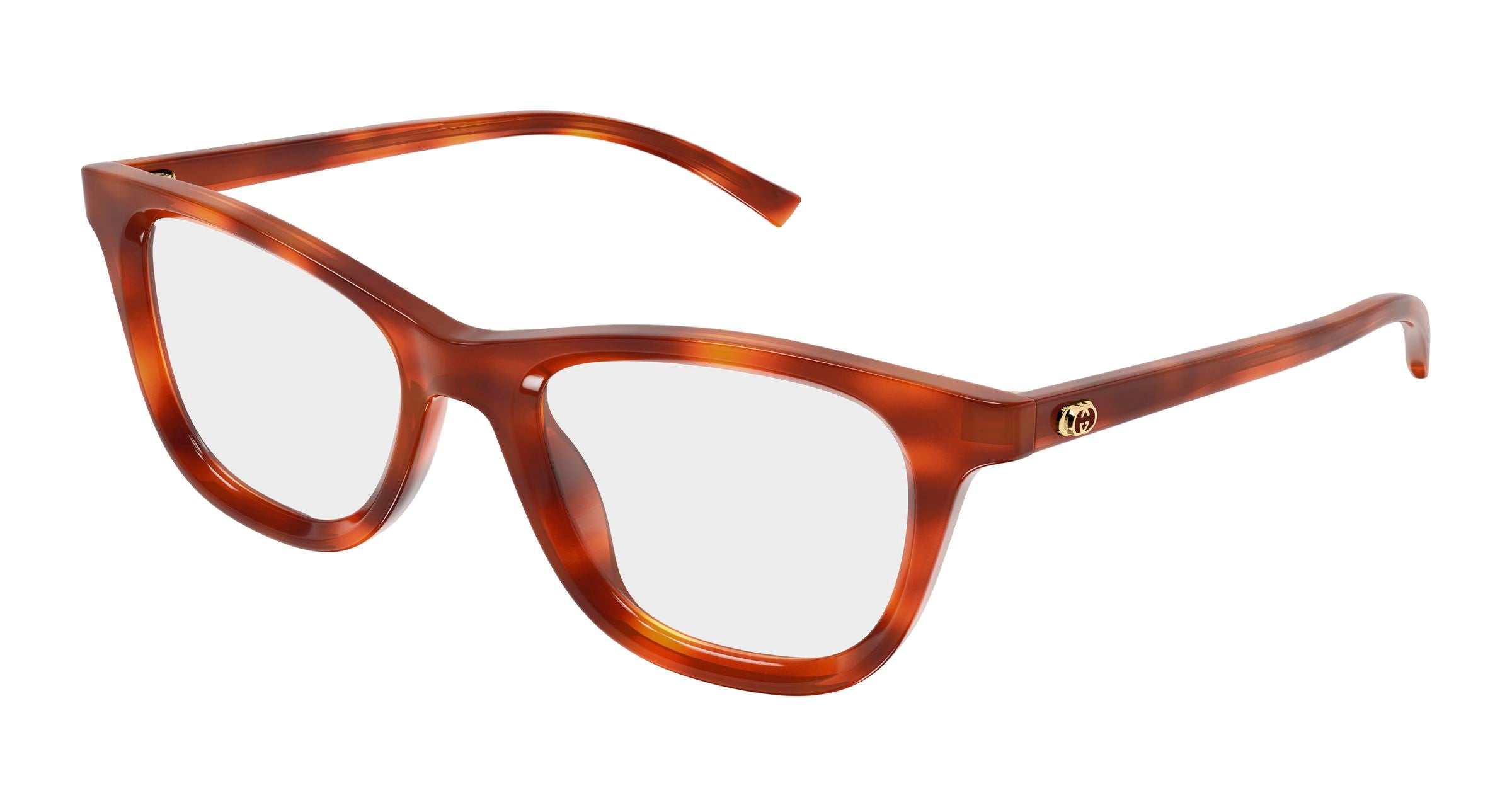 Gucci Donna Gucci GG1945O 002 Montature da vista Acetato Havana Trasparente Cat Eye Gucci Donna Gucci GG1945O 002 Montature da vista Acetato Havana Trasparente Cat Eye