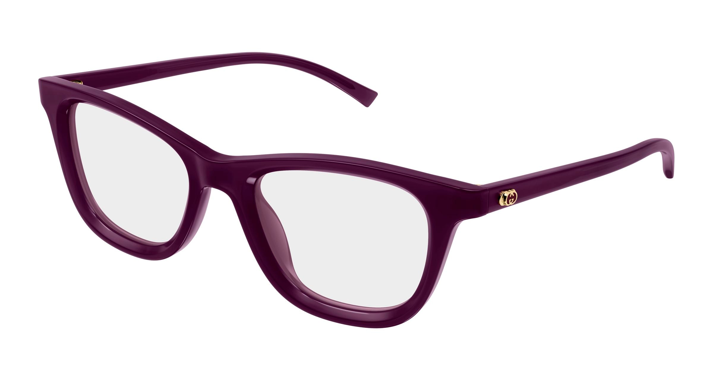 Gucci Donna Gucci GG1945O 004 Montature da vista Acetato Viola Trasparente Cat Eye