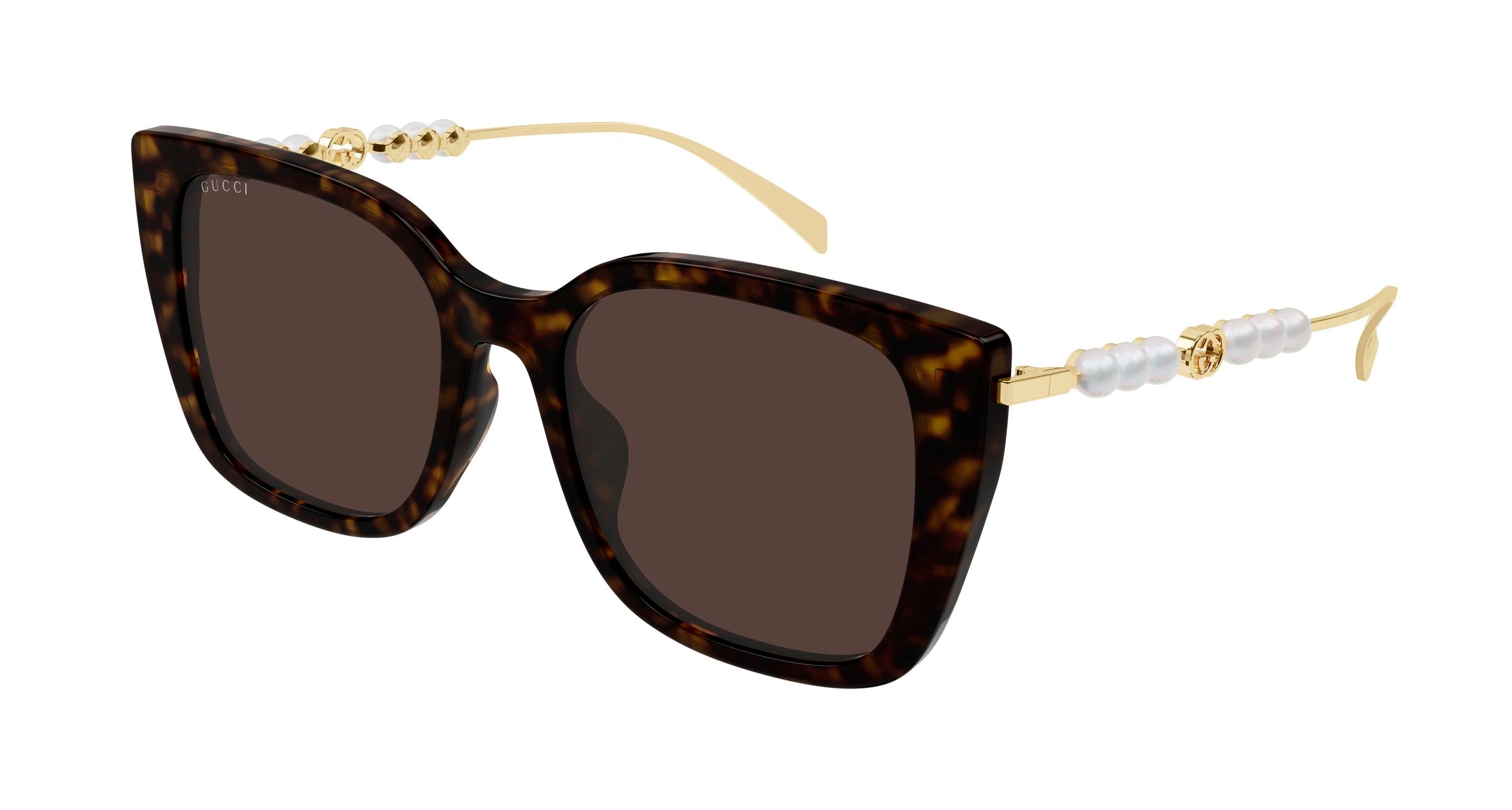 Gucci Donna Gucci GG1971SA 003 Occhiali da sole Acetato Havana Marrone Farfalla