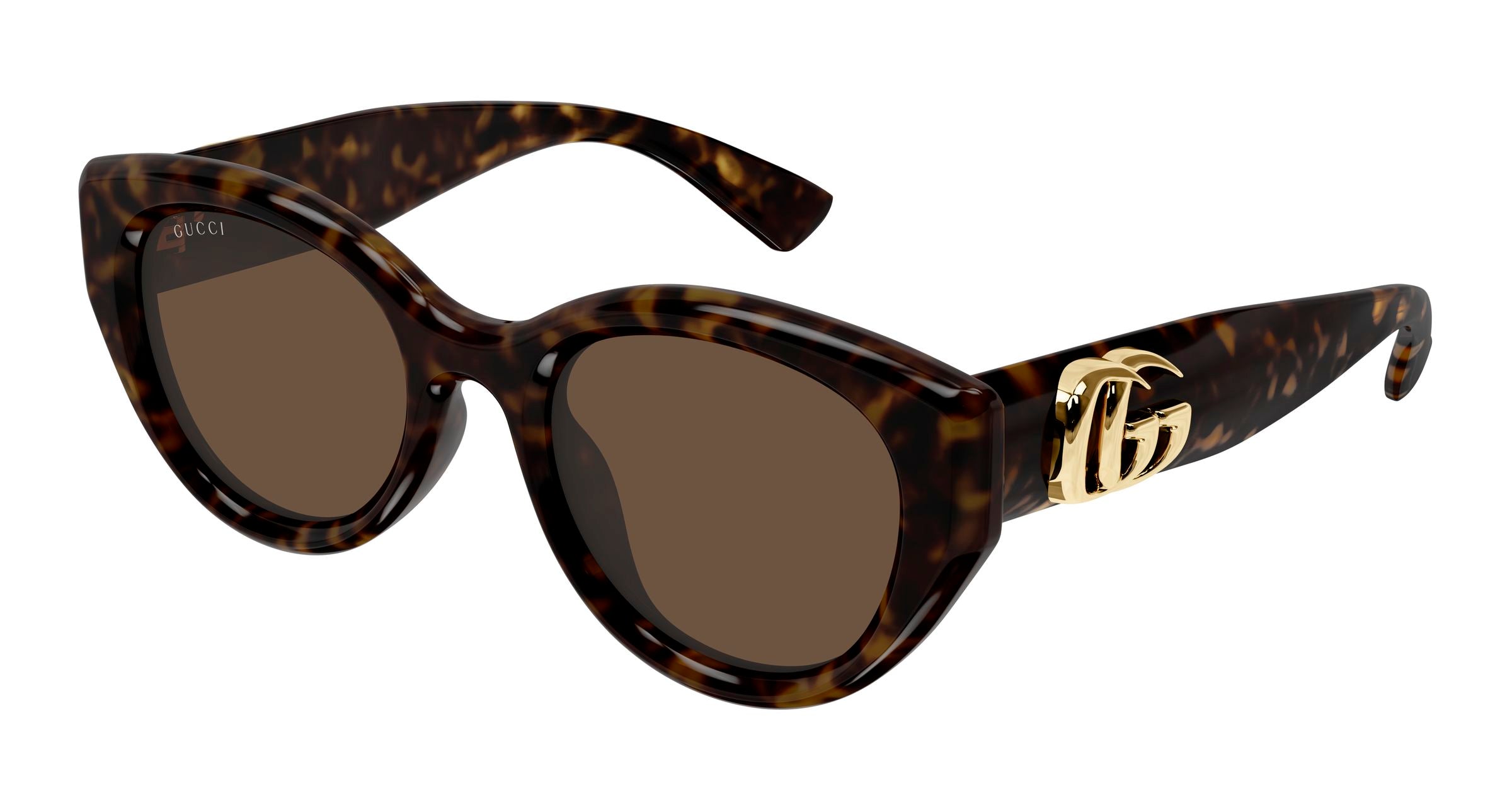 Gucci Donna Gucci GG1976SK 003 Occhiali da sole Iniettato Havana Marrone Rotonda Gucci Donna Gucci GG1976SK 003 Occhiali da sole Iniettato Havana Marrone Rotonda