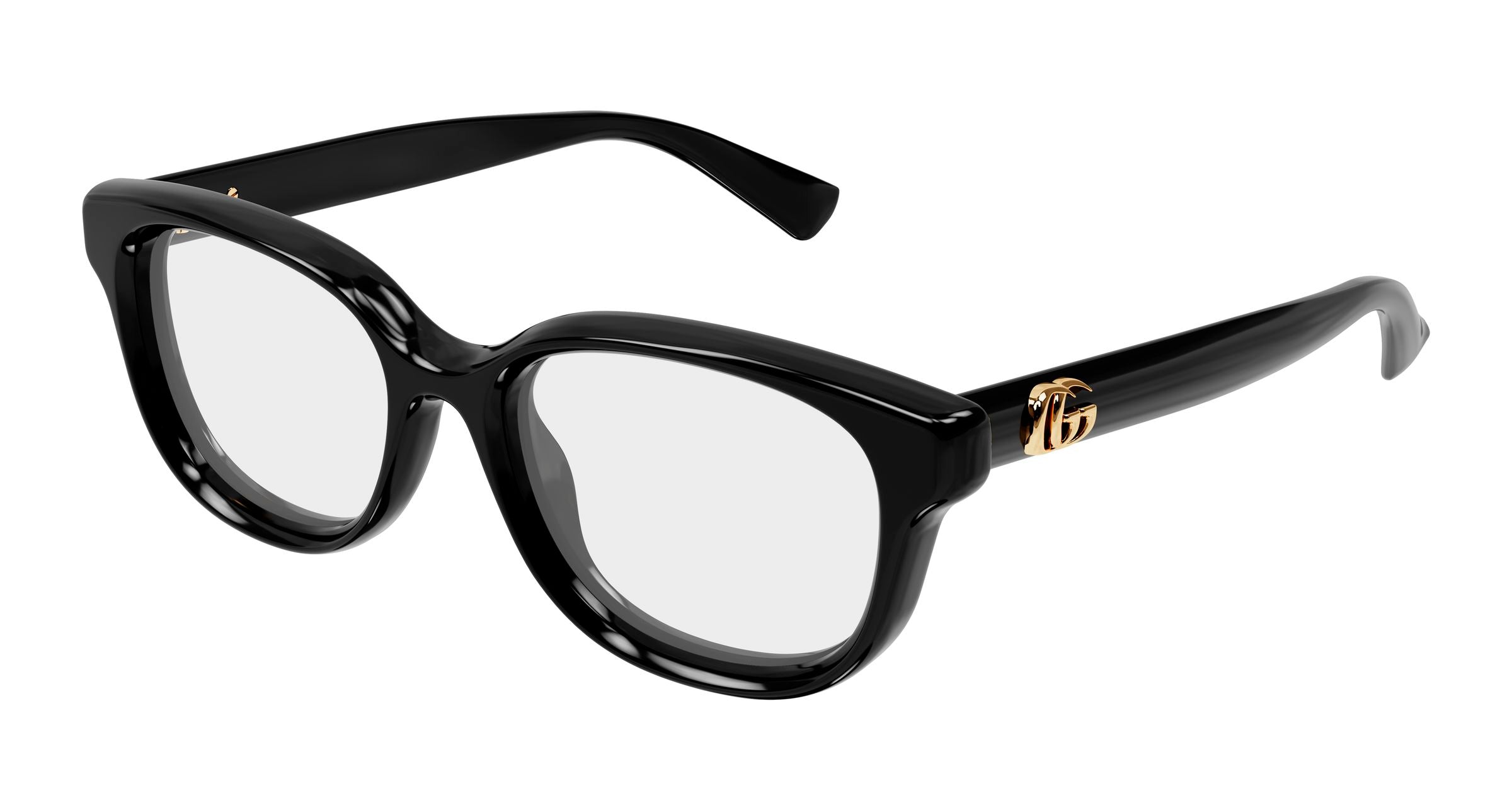 Gucci Donna Gucci GG1978O 005 Montature da vista Iniettato Nero Trasparente Squadrata Gucci Donna Gucci GG1978O 005 Montature da vista Iniettato Nero Trasparente Squadrata
