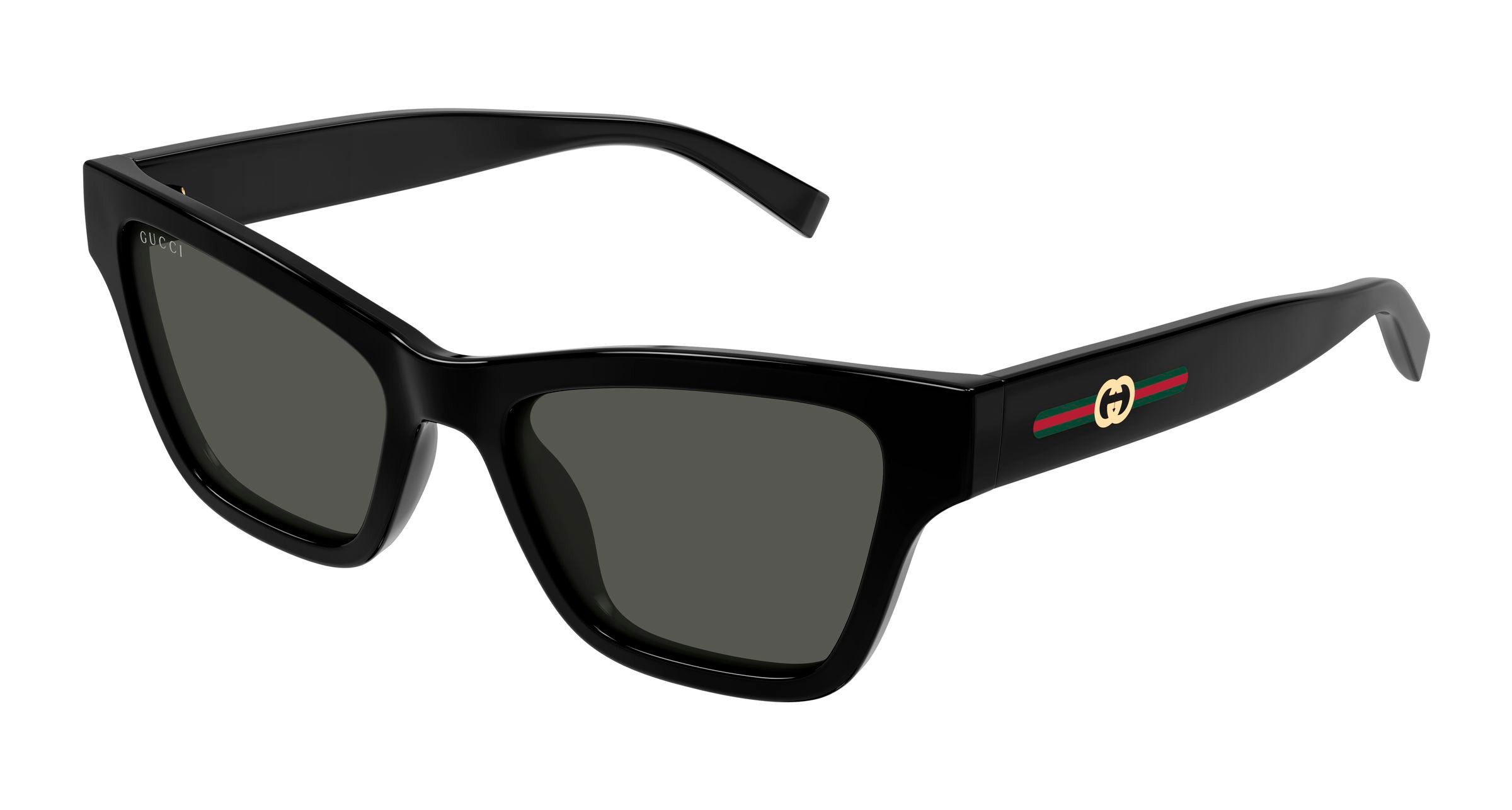 Gucci Donna Gucci GG1982S 001 Occhiali da sole Iniettato Nero Grigio Cat Eye